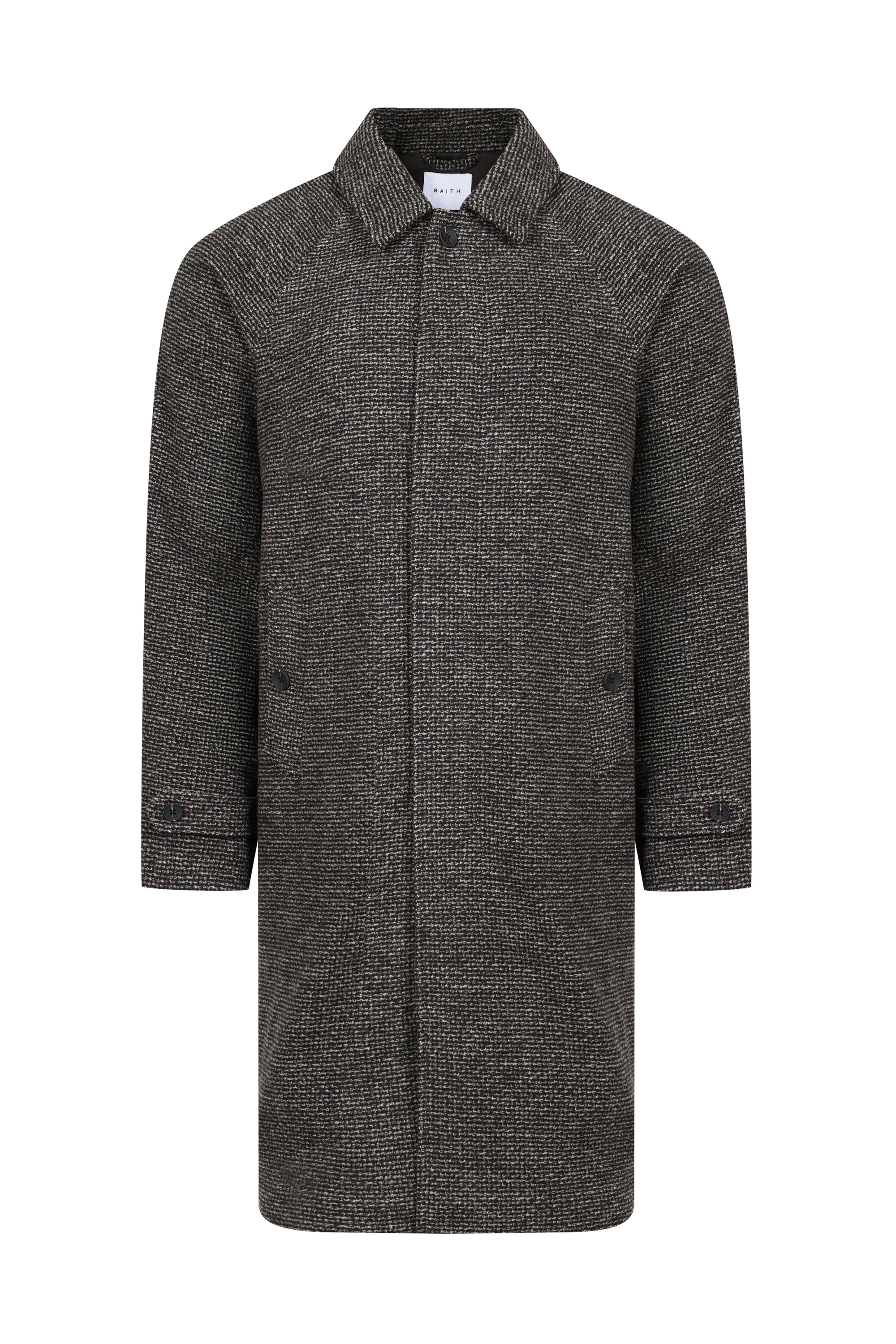 Rune Car Coat - Brown Multi