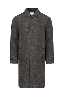 Rune Car Coat - Brown Multi