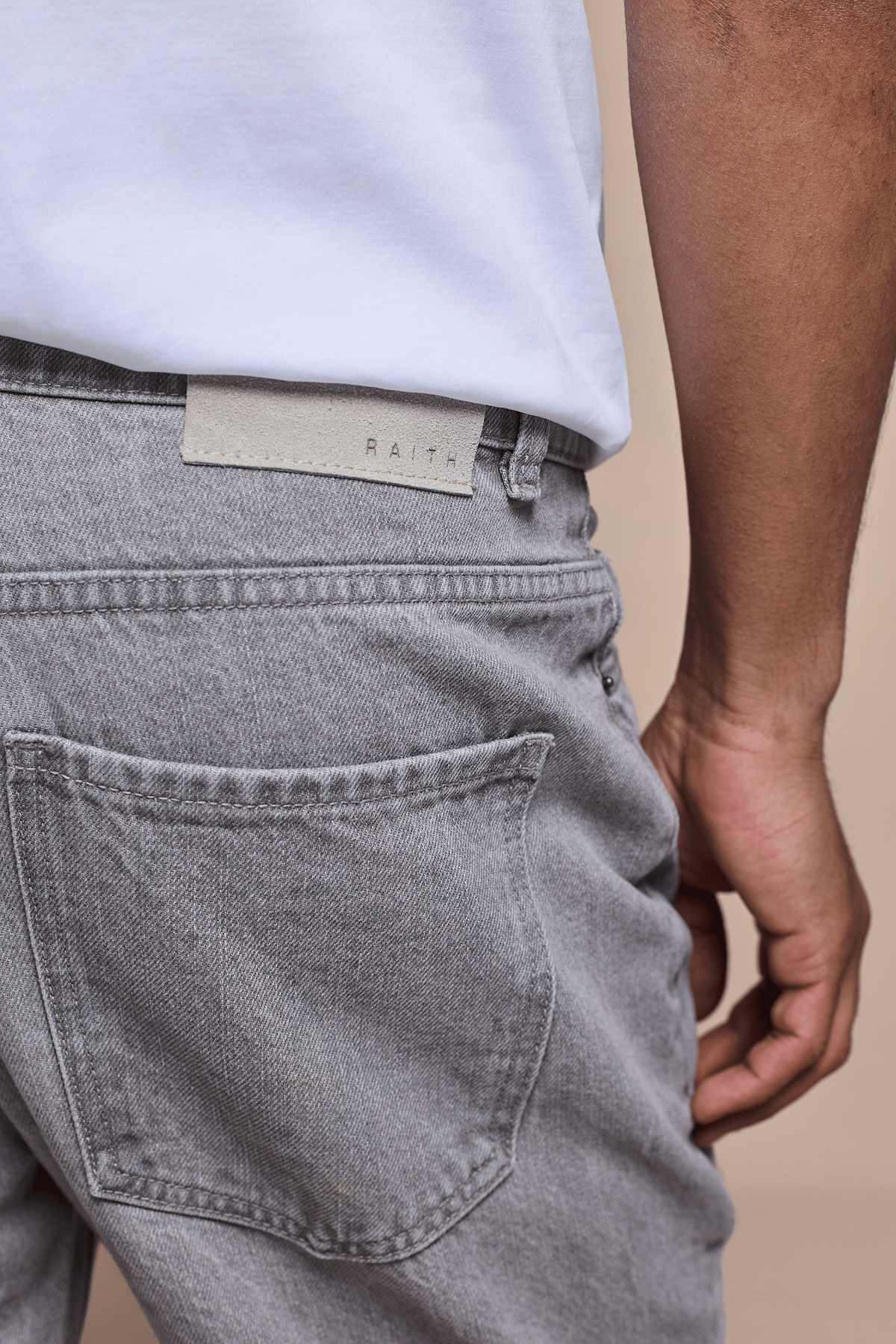 Marco Washed Jean - Stone Grey