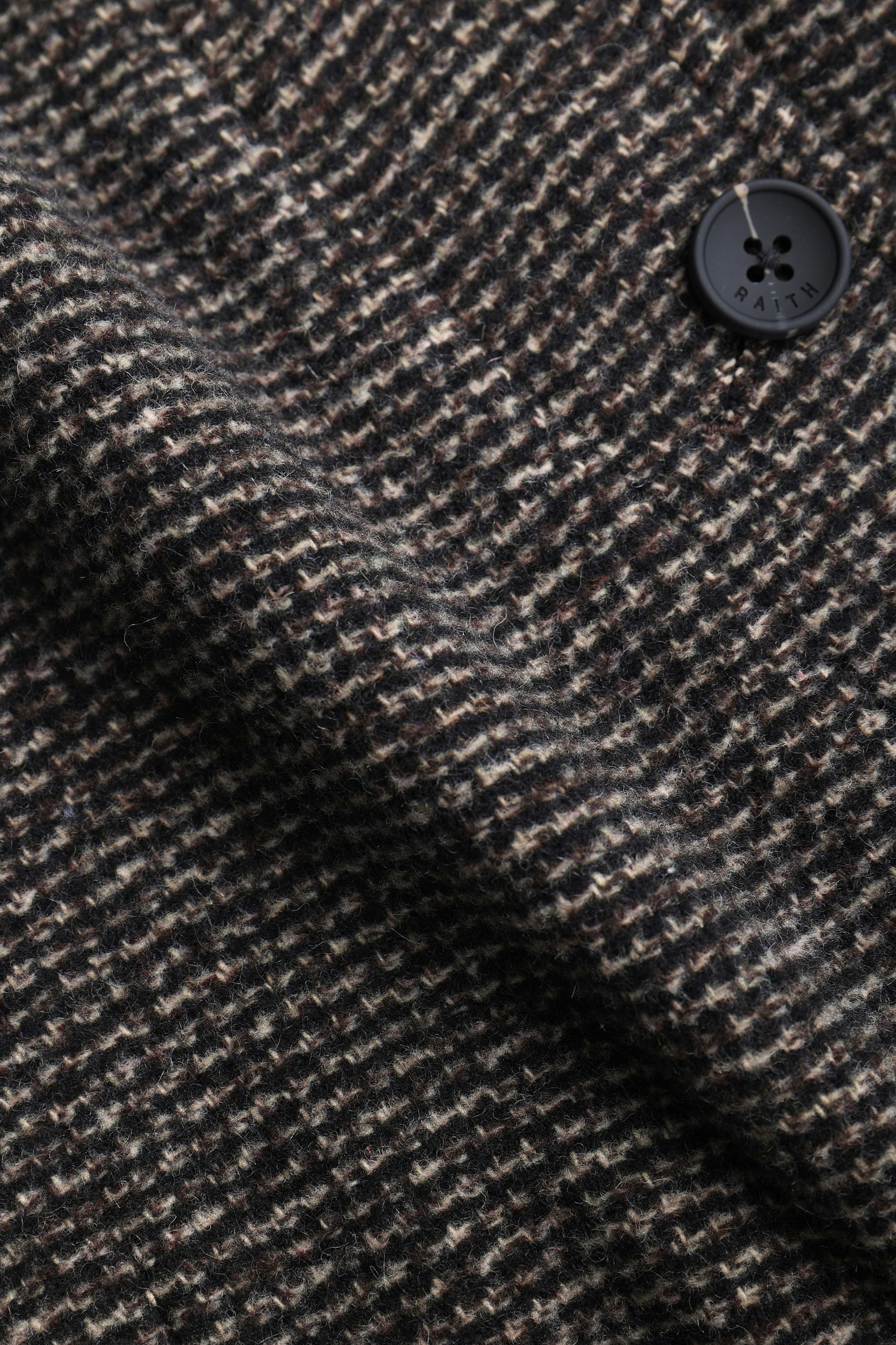 Rune Car Coat - Brown Multi