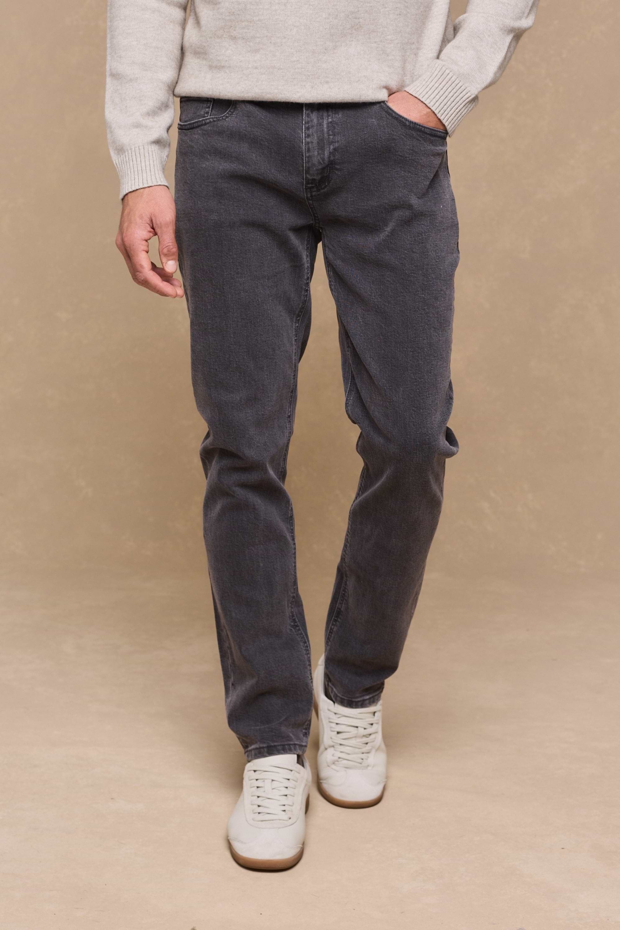 Marco Washed Jean - Washed Grey