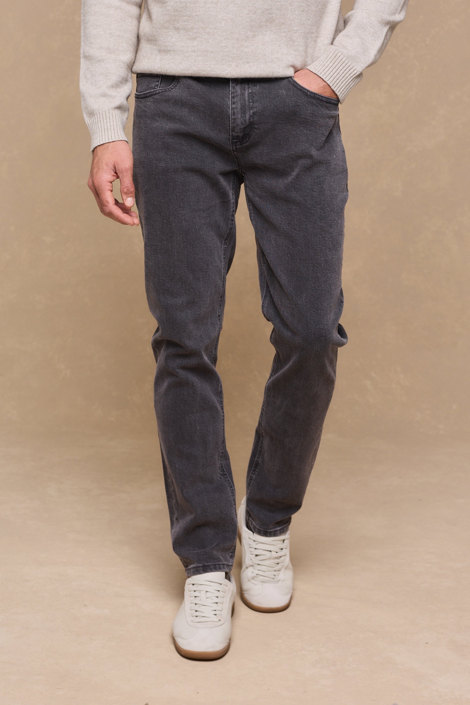 Marco Washed Jean - Washed Grey