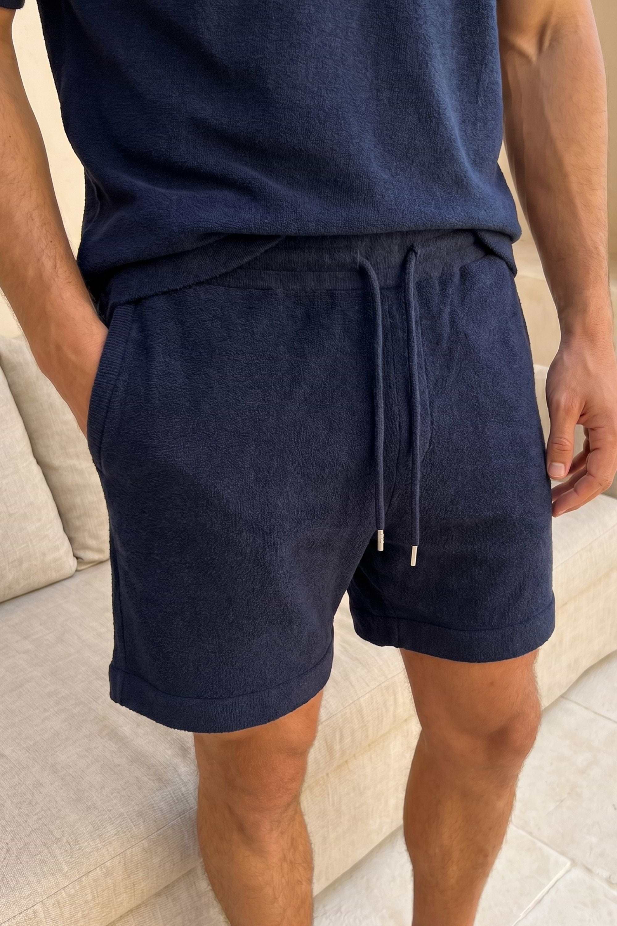 Miguel Boucle Short - Navy