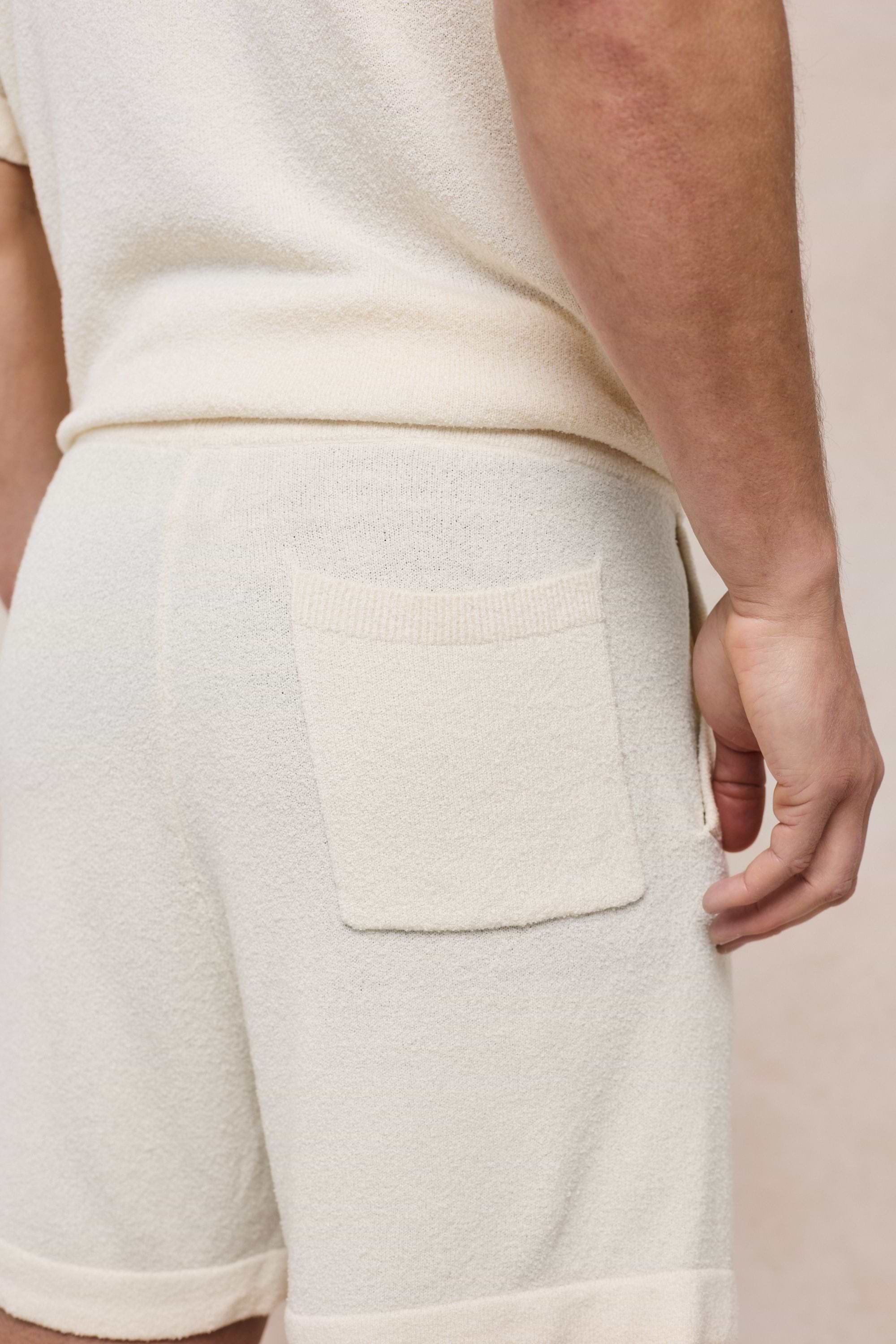 Miguel Boucle Short - Ecru