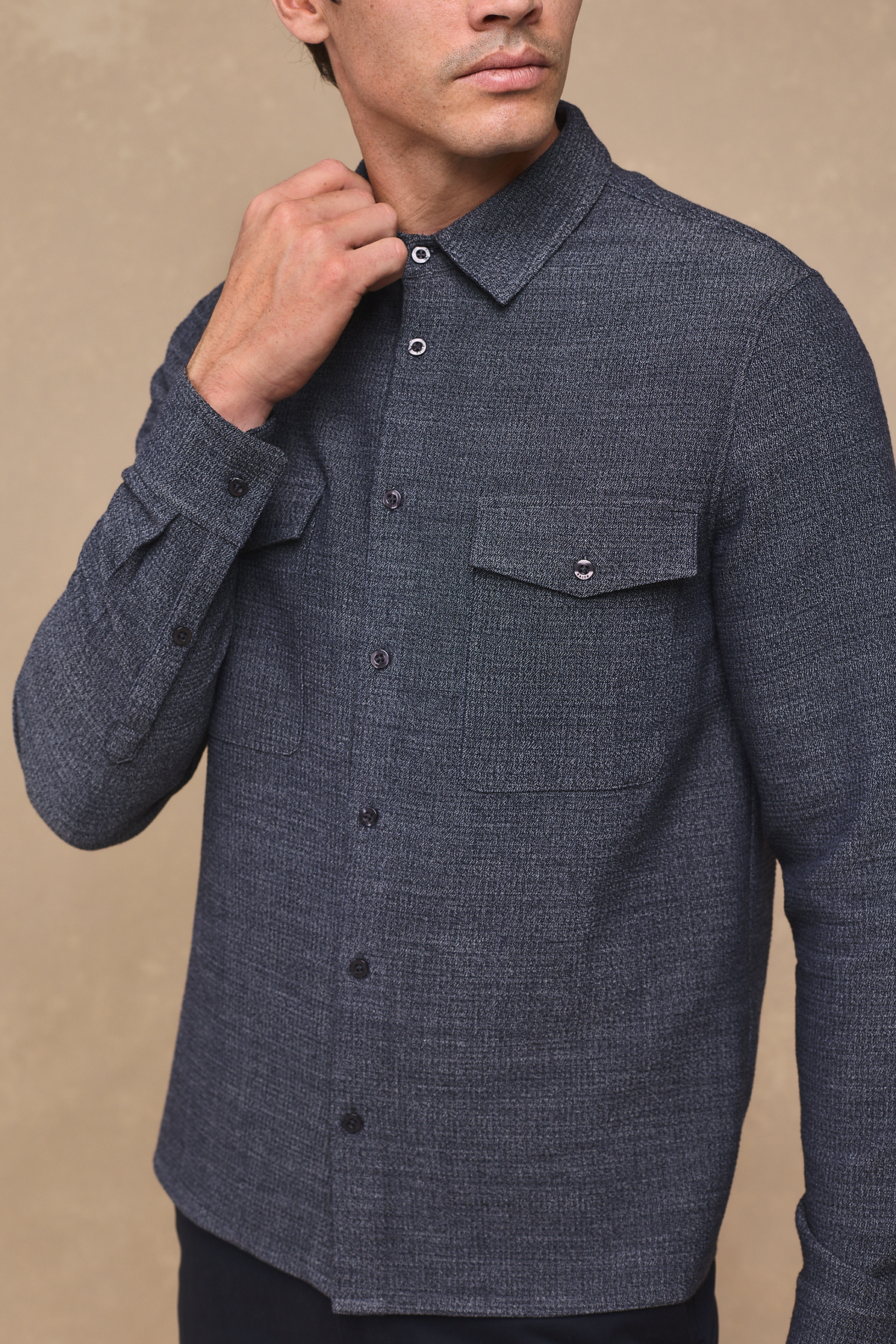 Leon Shirt - Navy