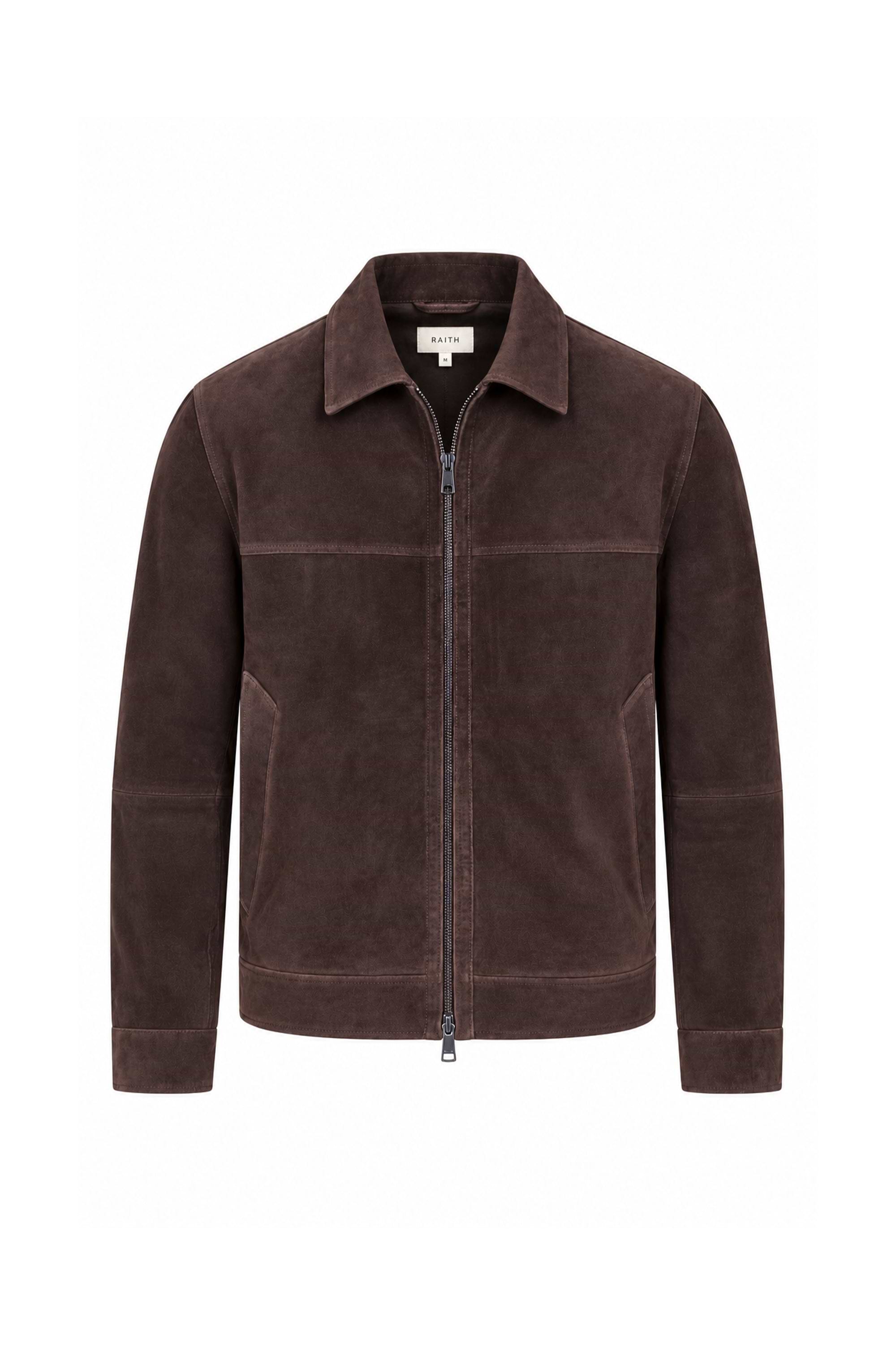 Bruno Suede Jacket - Brown