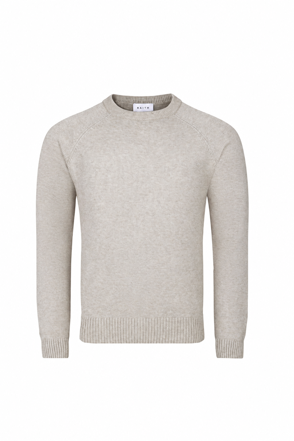 Lando Crew Neck Knit Sweater - Oatmeal