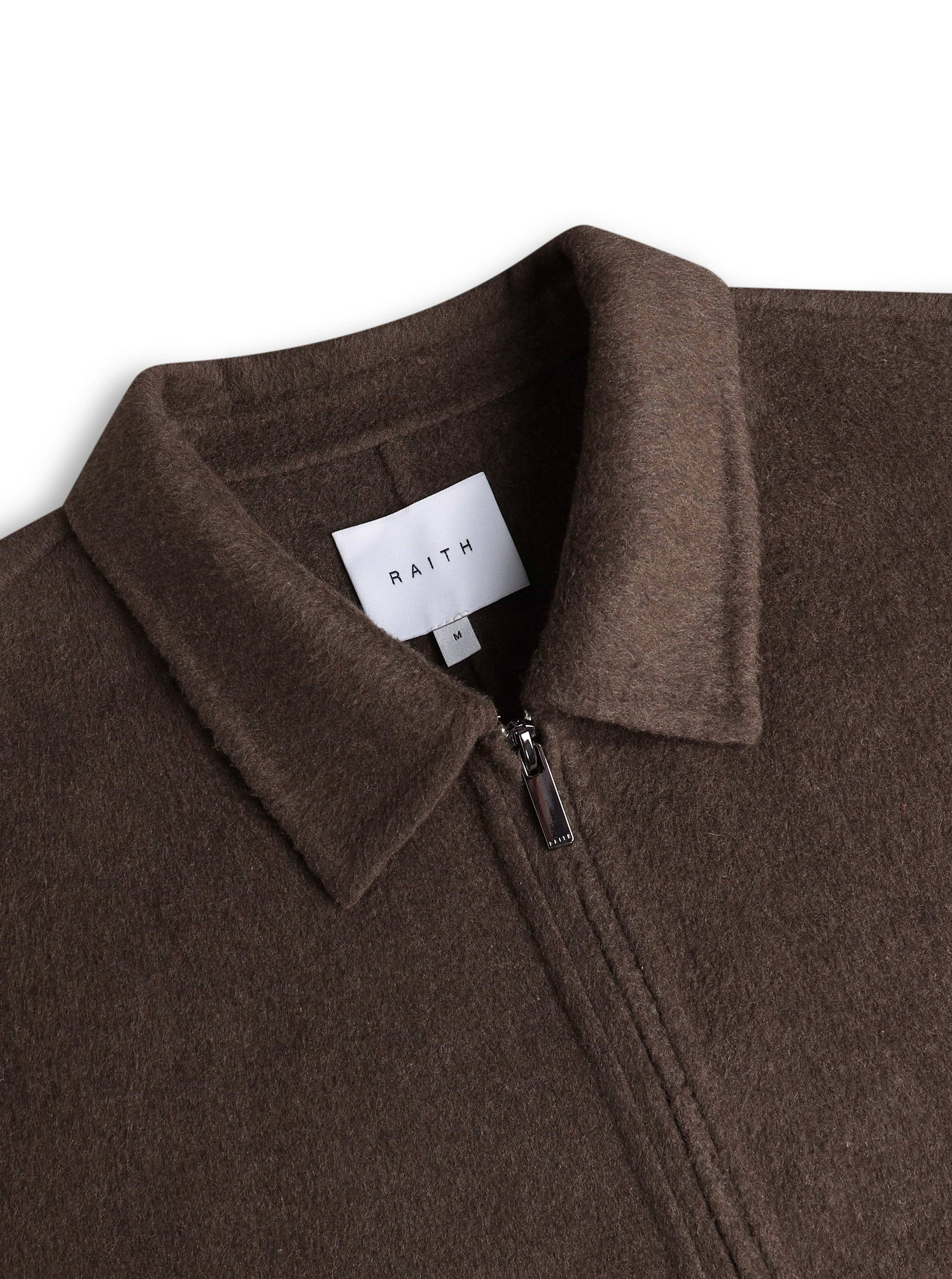 Finn Splittable Seam Zip Through Jacket - Khaki