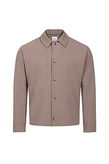 Julien Relaxed Panelled Jacket - Olive