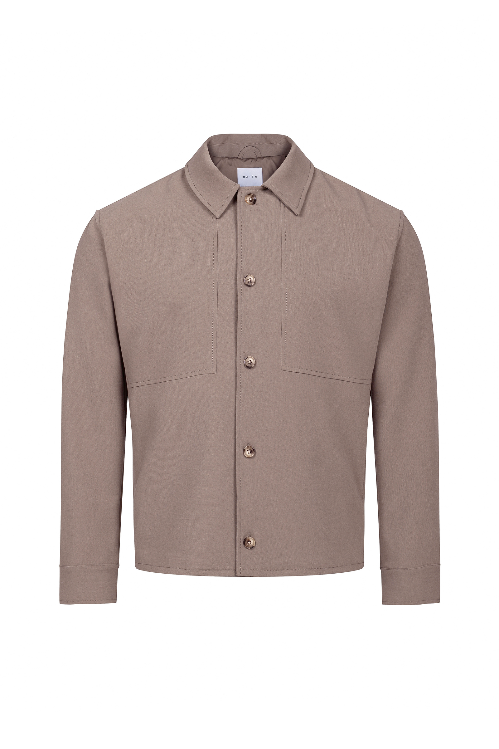 Julien Relaxed Panelled Jacket - Olive