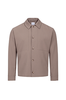 Julien Relaxed Panelled Jacket - Olive