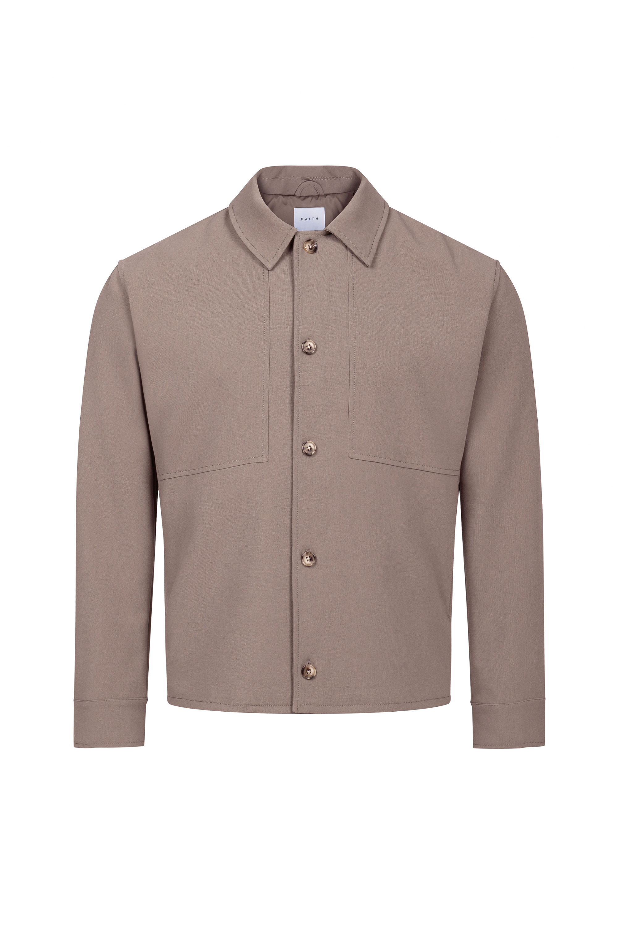 Julien Relaxed Panelled Jacket - Olive