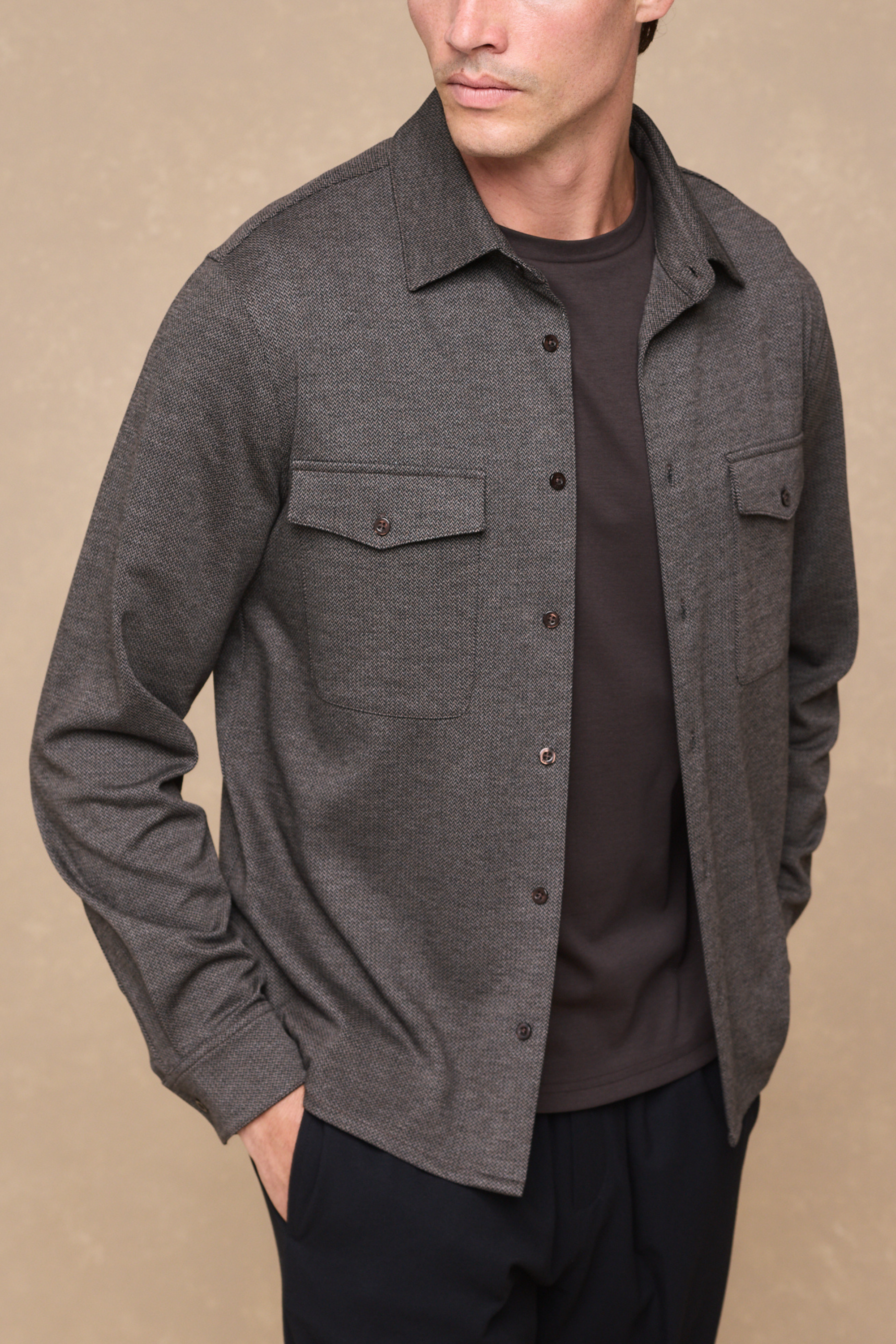 Levon Shirt - Brown