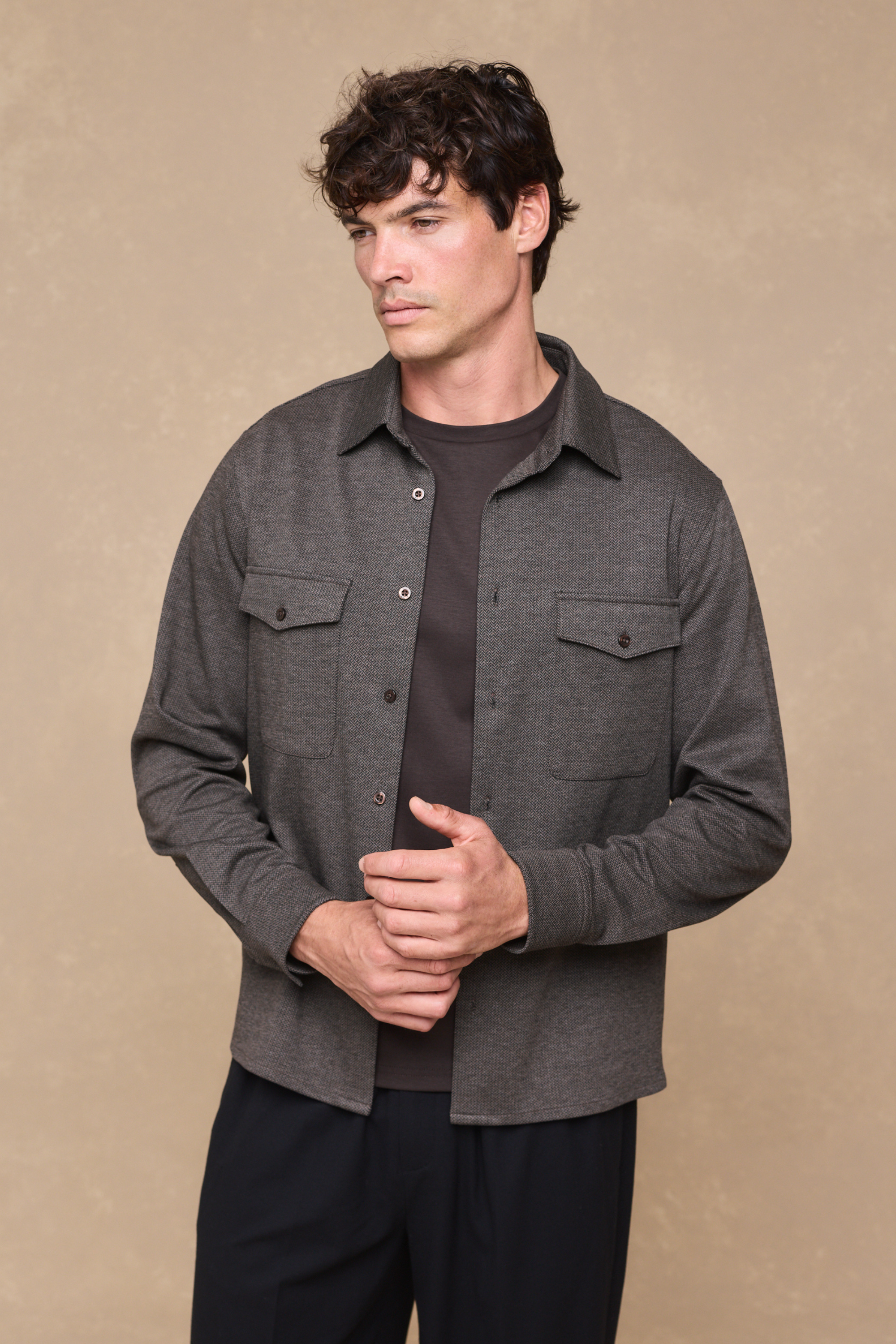 Levon Shirt - Brown