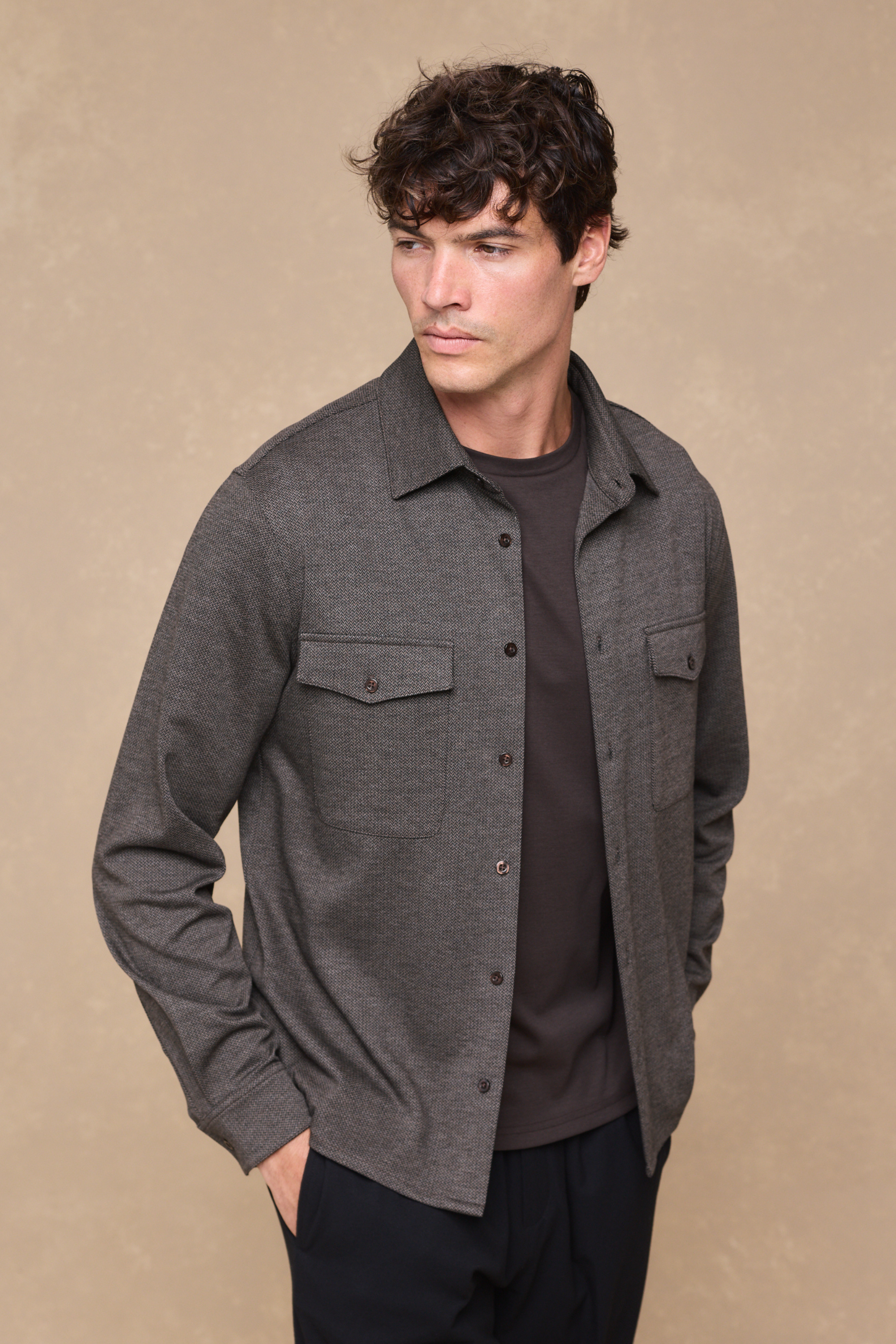 Levon Shirt - Brown