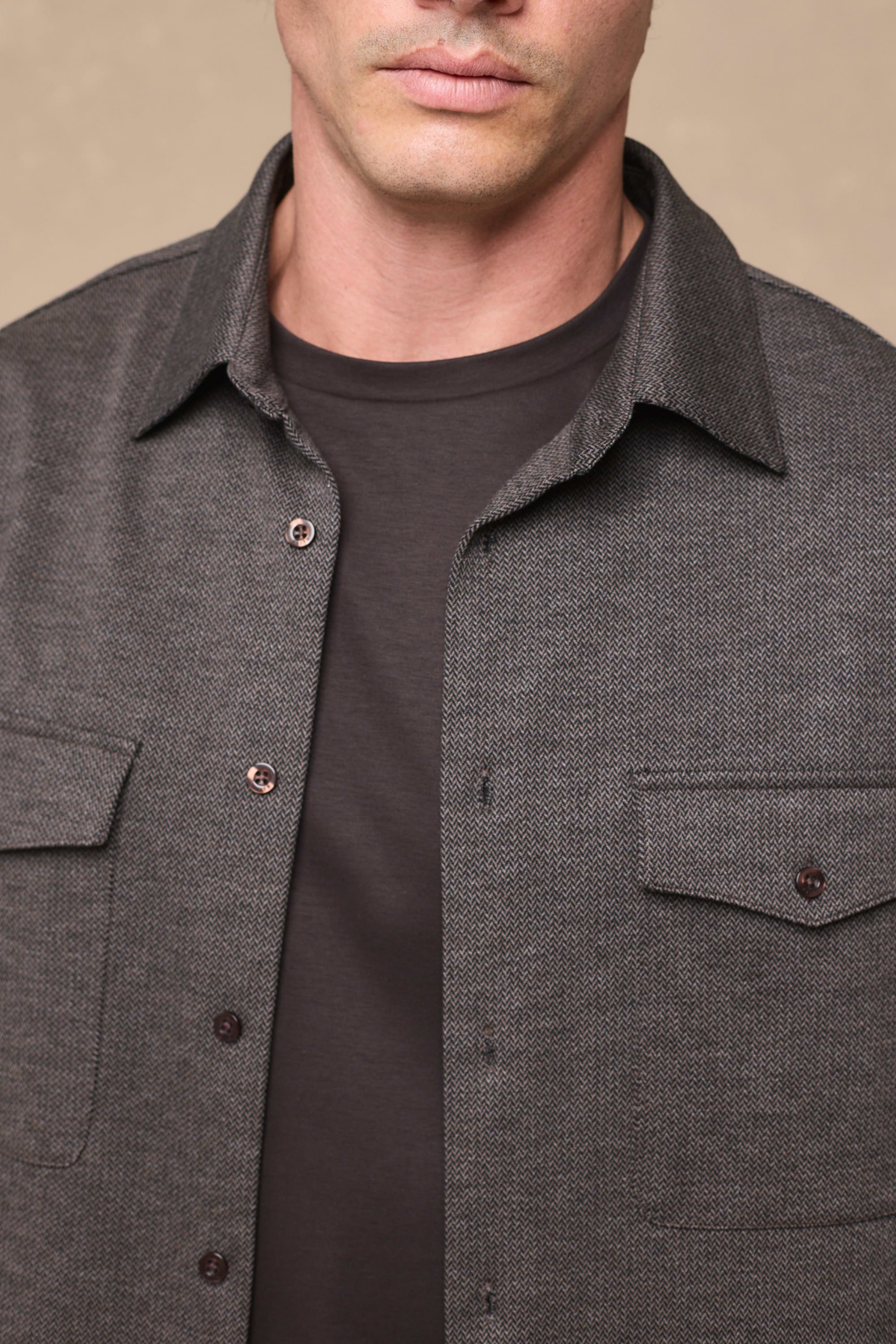 Levon Shirt - Brown