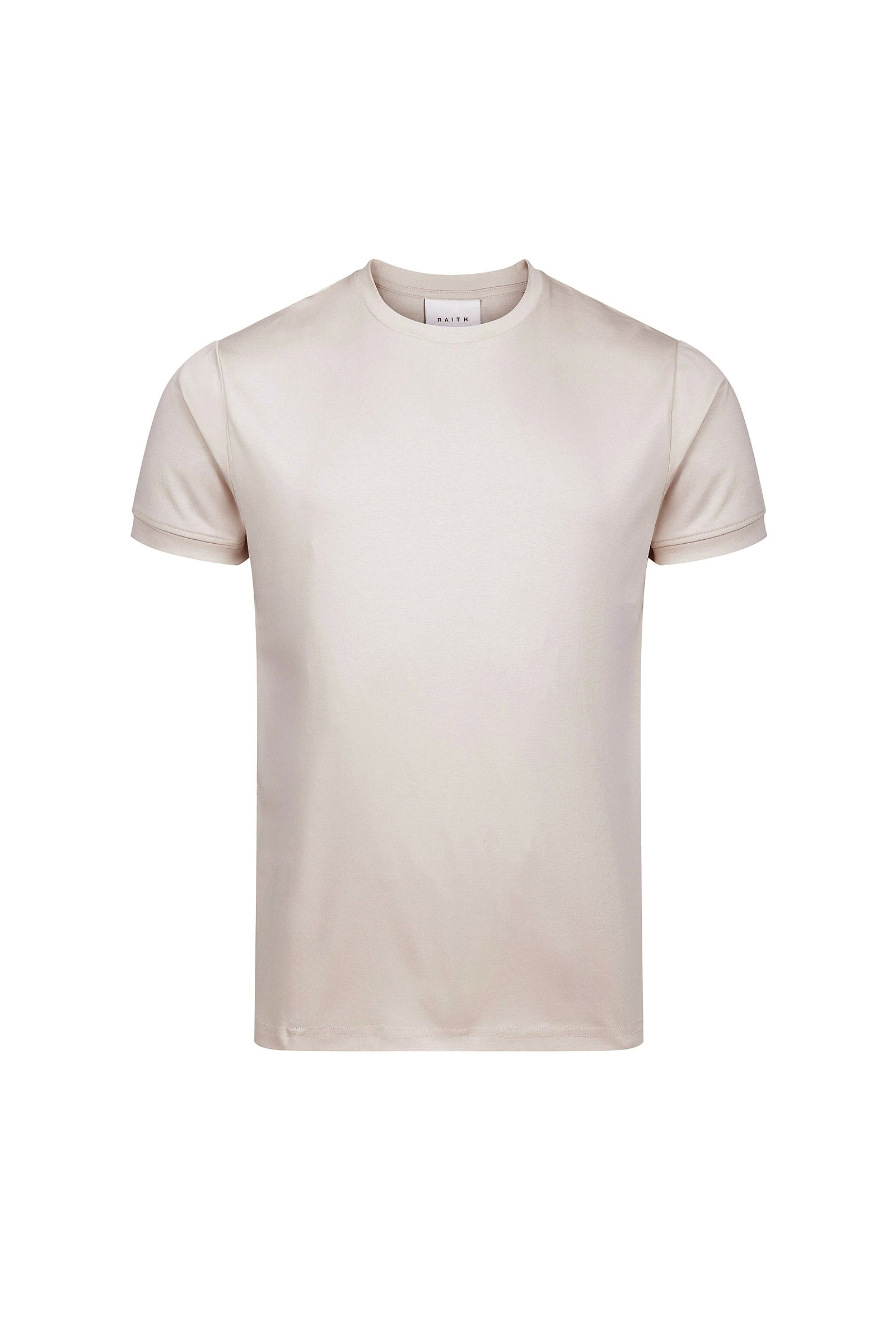 Luxe Mercerised T-Shirt - Beige