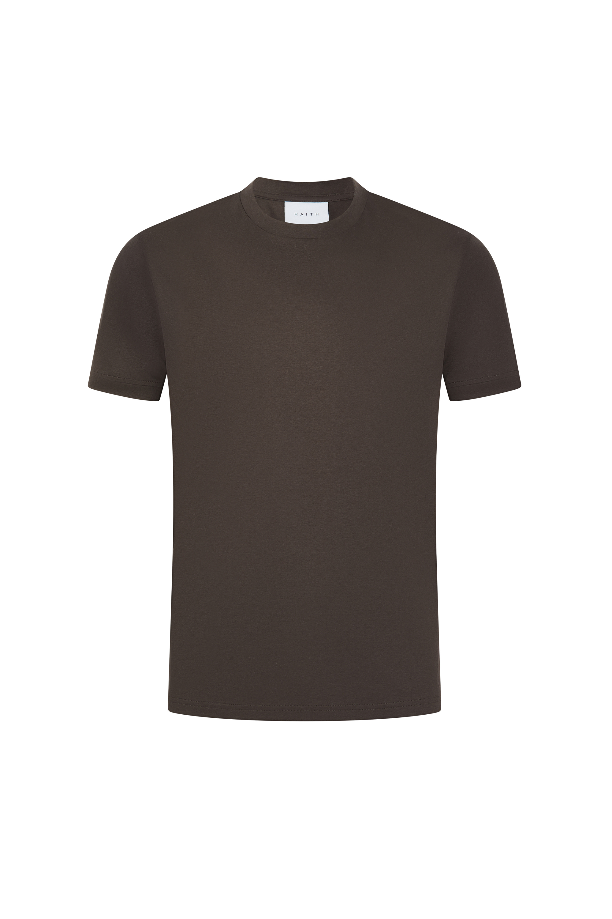 Luxe Mercerised T-Shirt - Brown