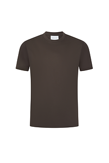 Luxe Mercerised T-Shirt - Brown