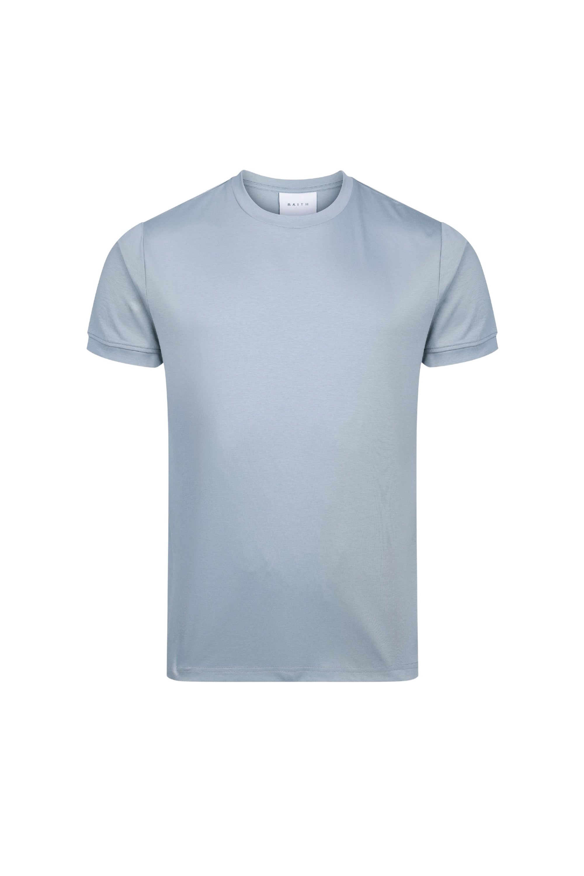 Luxe Mercerised T-Shirt - Light Pewter Blue