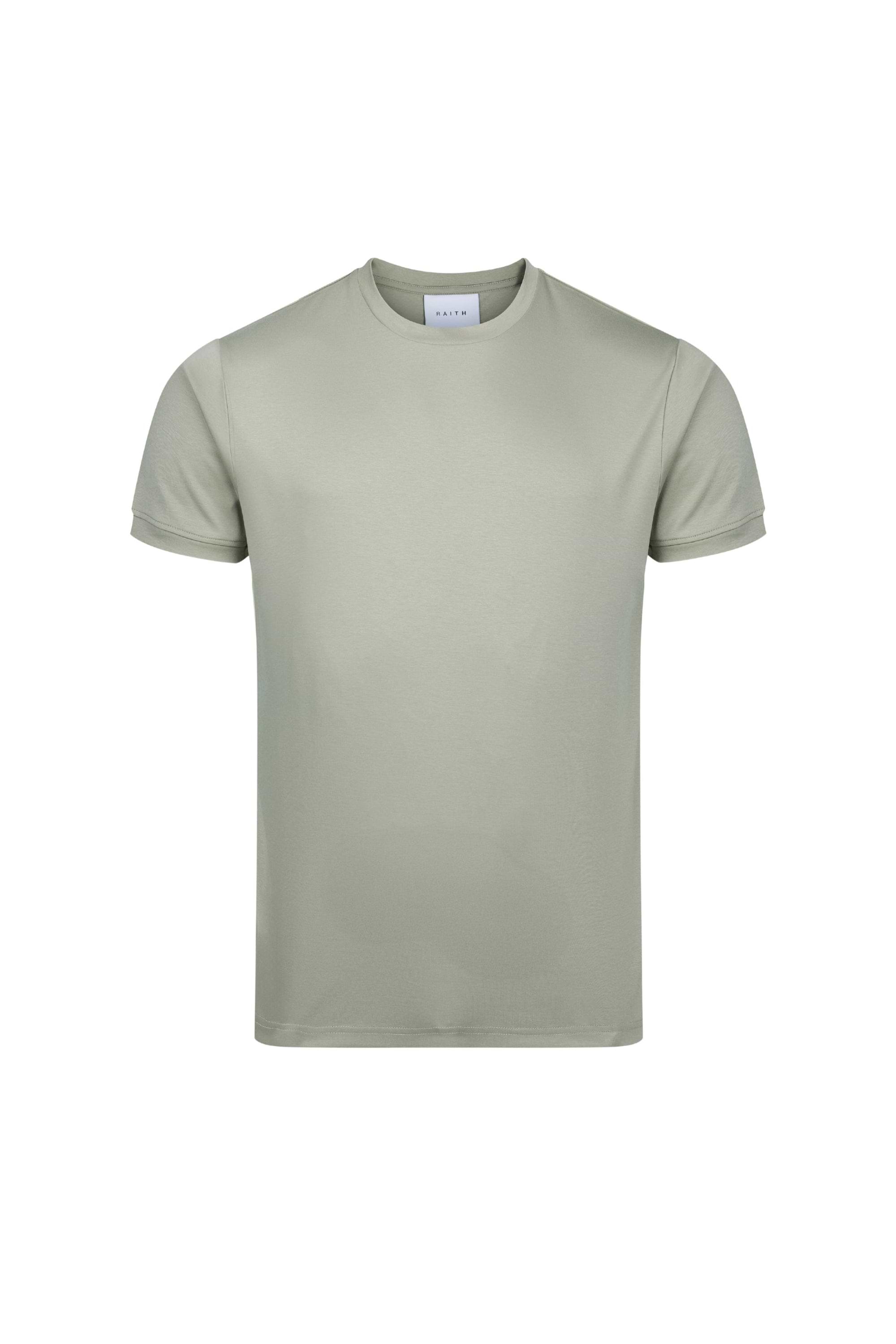 Luxe Mercerised T-Shirt - Light Sage