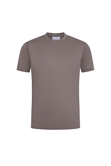 Luxe Mercerised T-Shirt - Mushroom