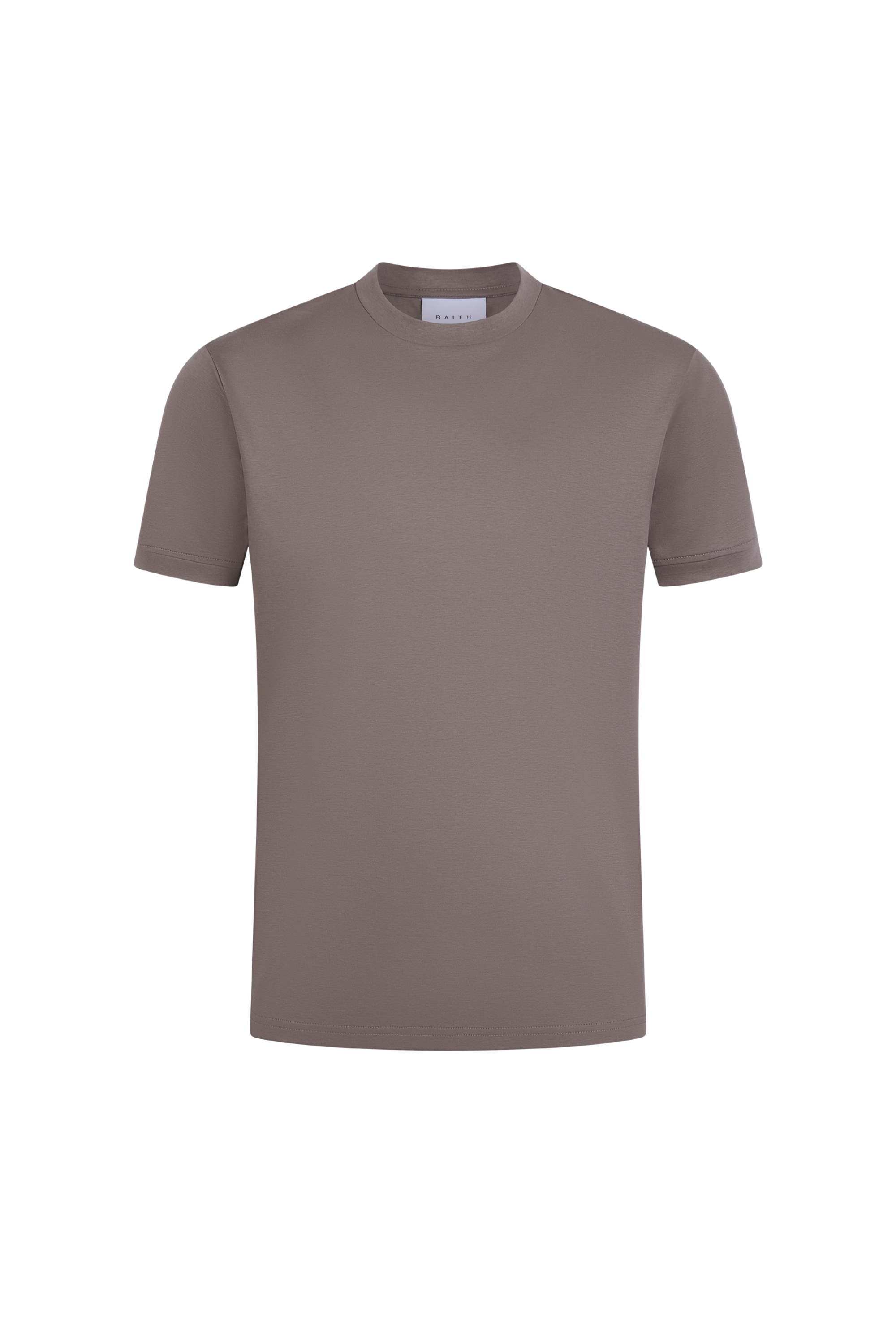 Luxe Mercerised T-Shirt - Mushroom