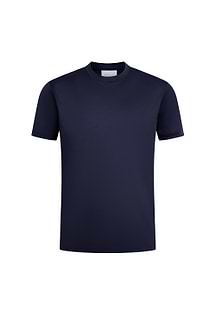 Luxe Mercerised T-Shirt - Navy