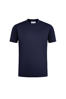 Luxe Mercerised T-Shirt - Navy