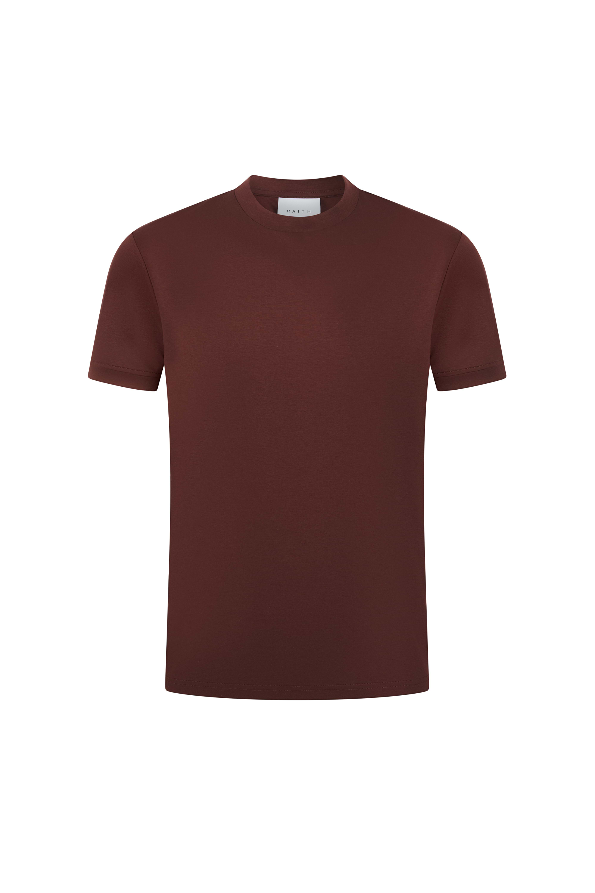 Luxe Mercerised T-Shirt - Rust