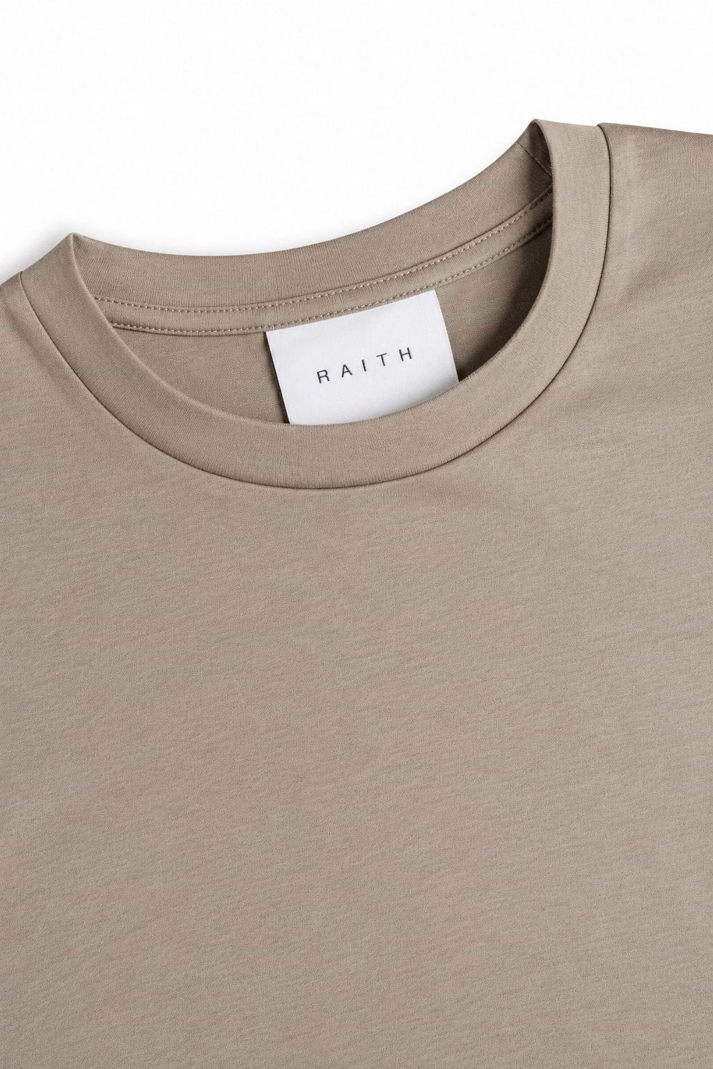 Luxe Mercerised T-Shirt - Dark Sage