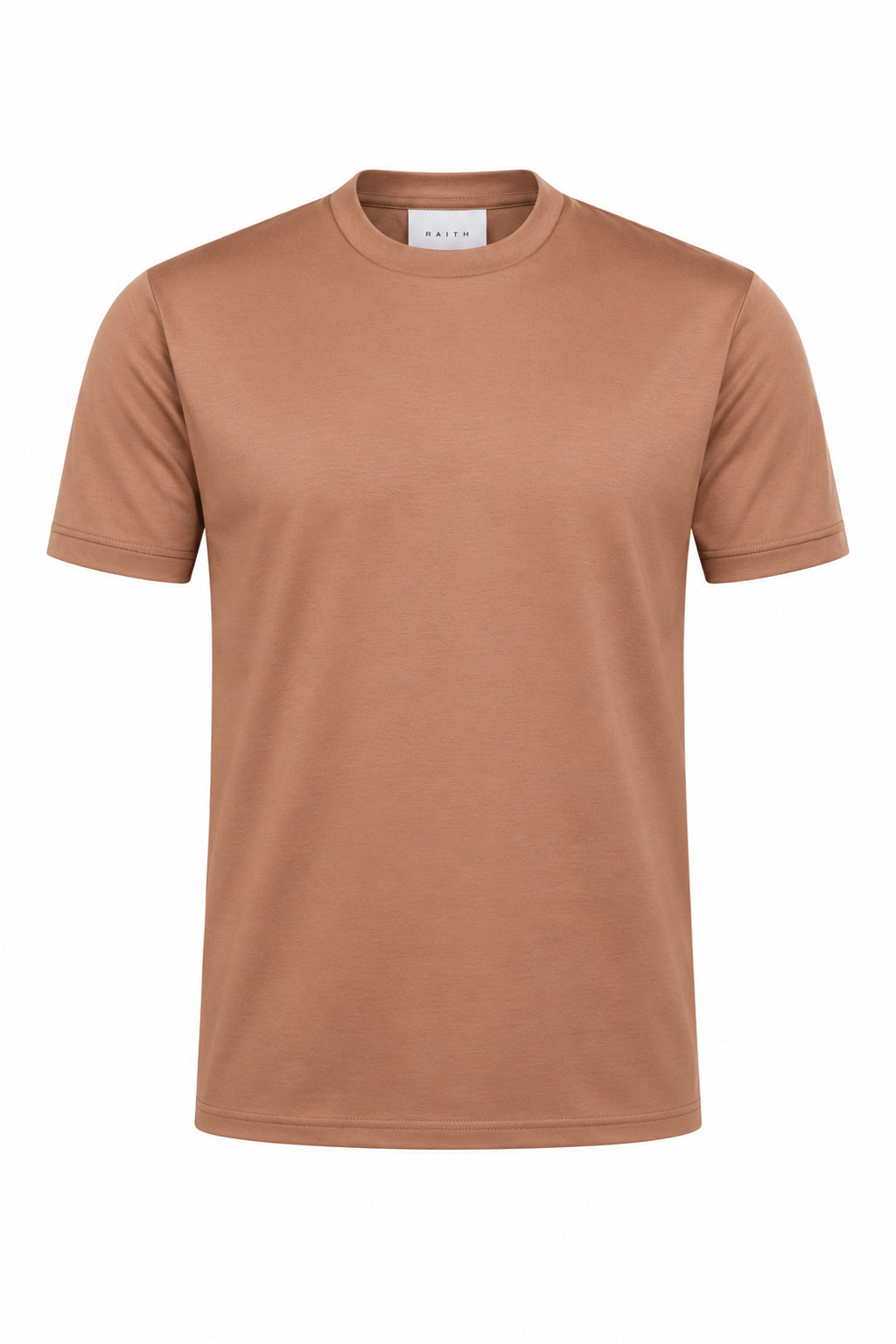 Luxe Mercerised T-Shirt - Rust Orange