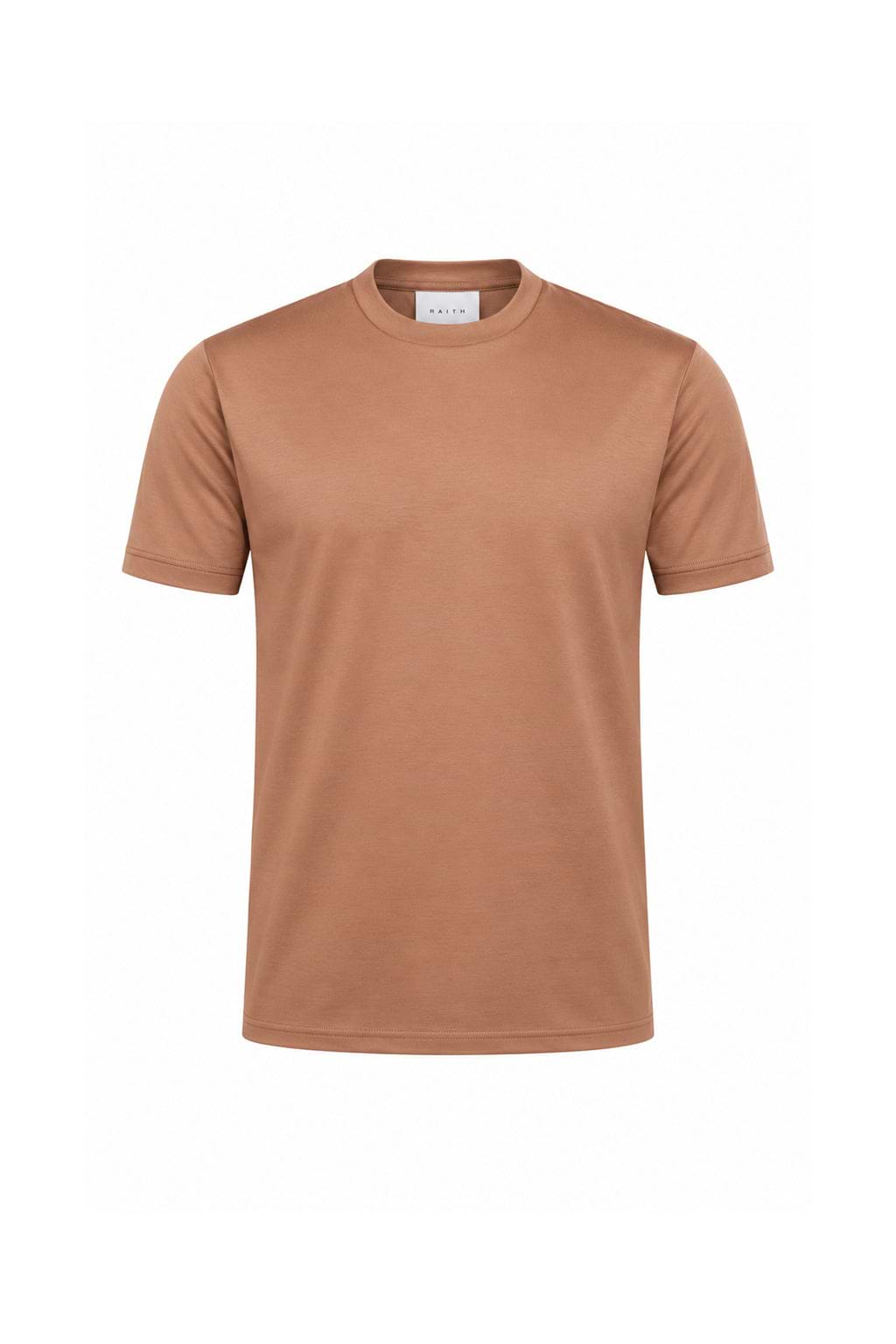 Luxe Mercerised T-Shirt - Rust Orange