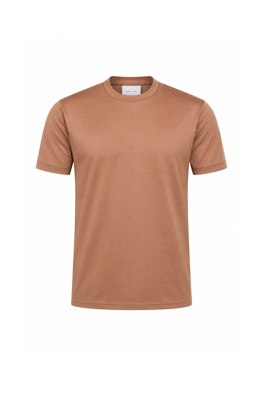 Luxe Mercerised T-Shirt - Rust Orange