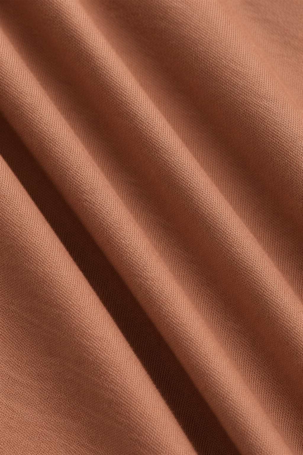 Luxe Mercerised T-Shirt - Rust Orange