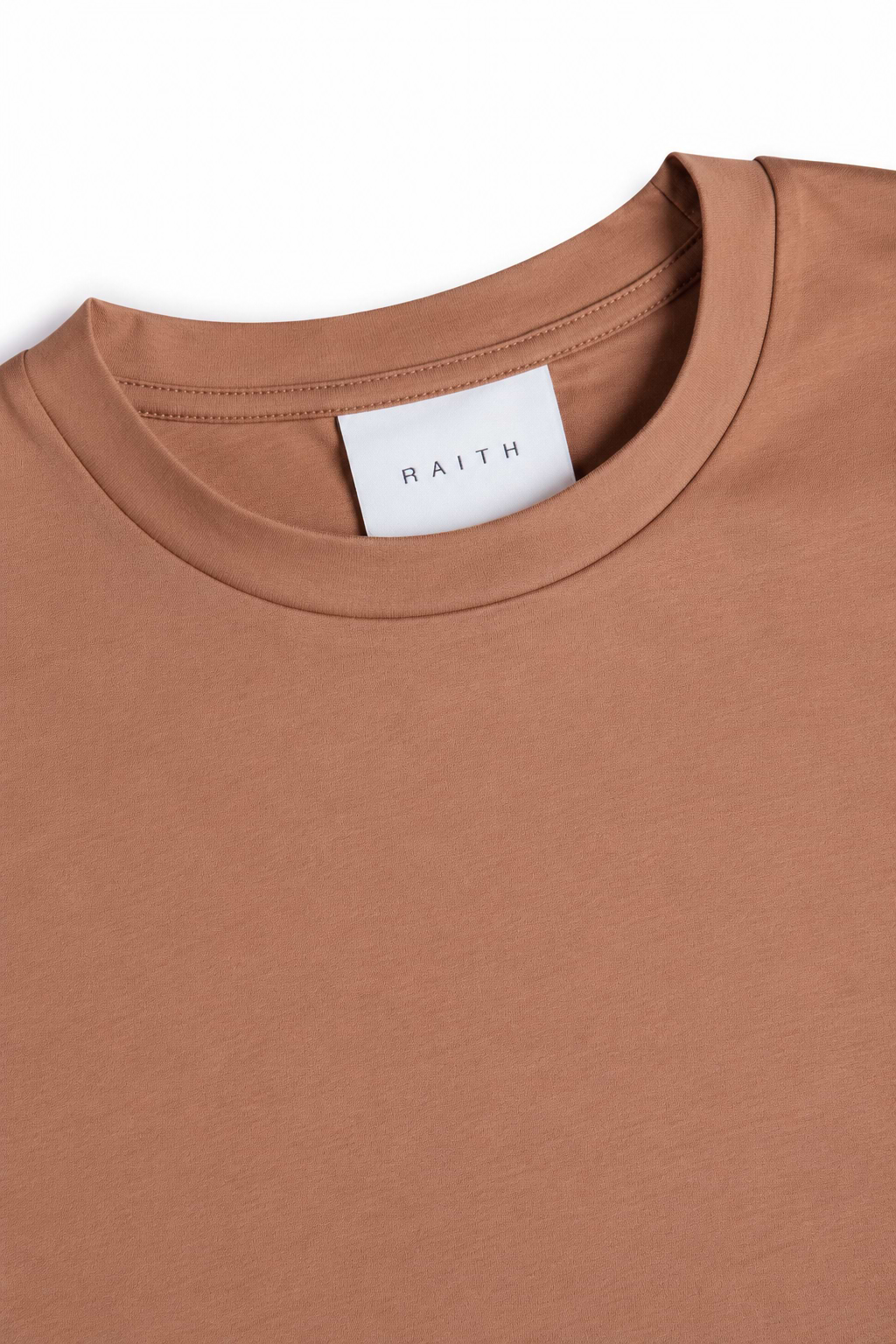 Luxe Mercerised T-Shirt - Rust Orange