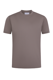 Luxe Mercerised T-Shirt - Mushroom