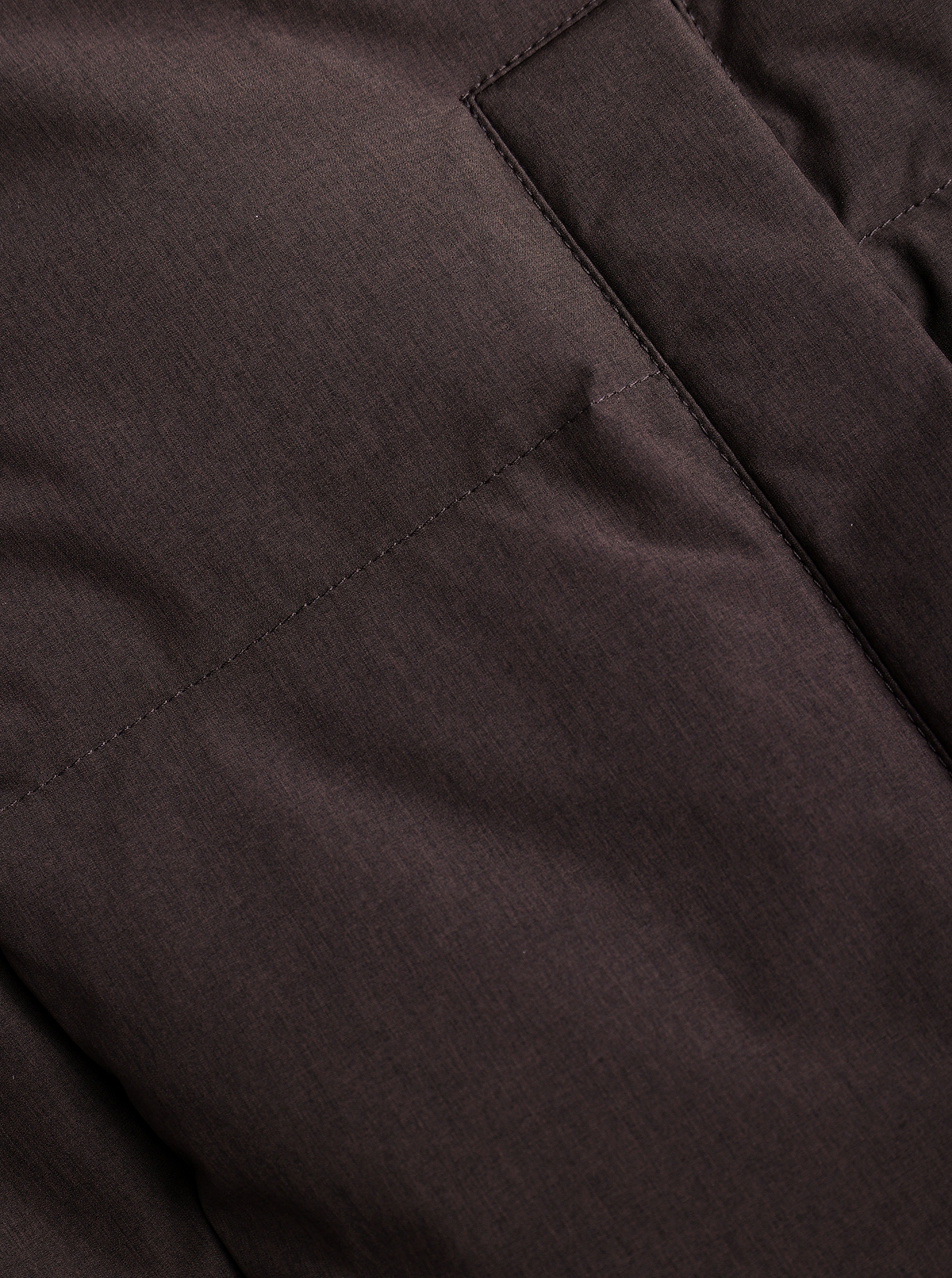 Nico Puffer Coat - Dark Brown Marl