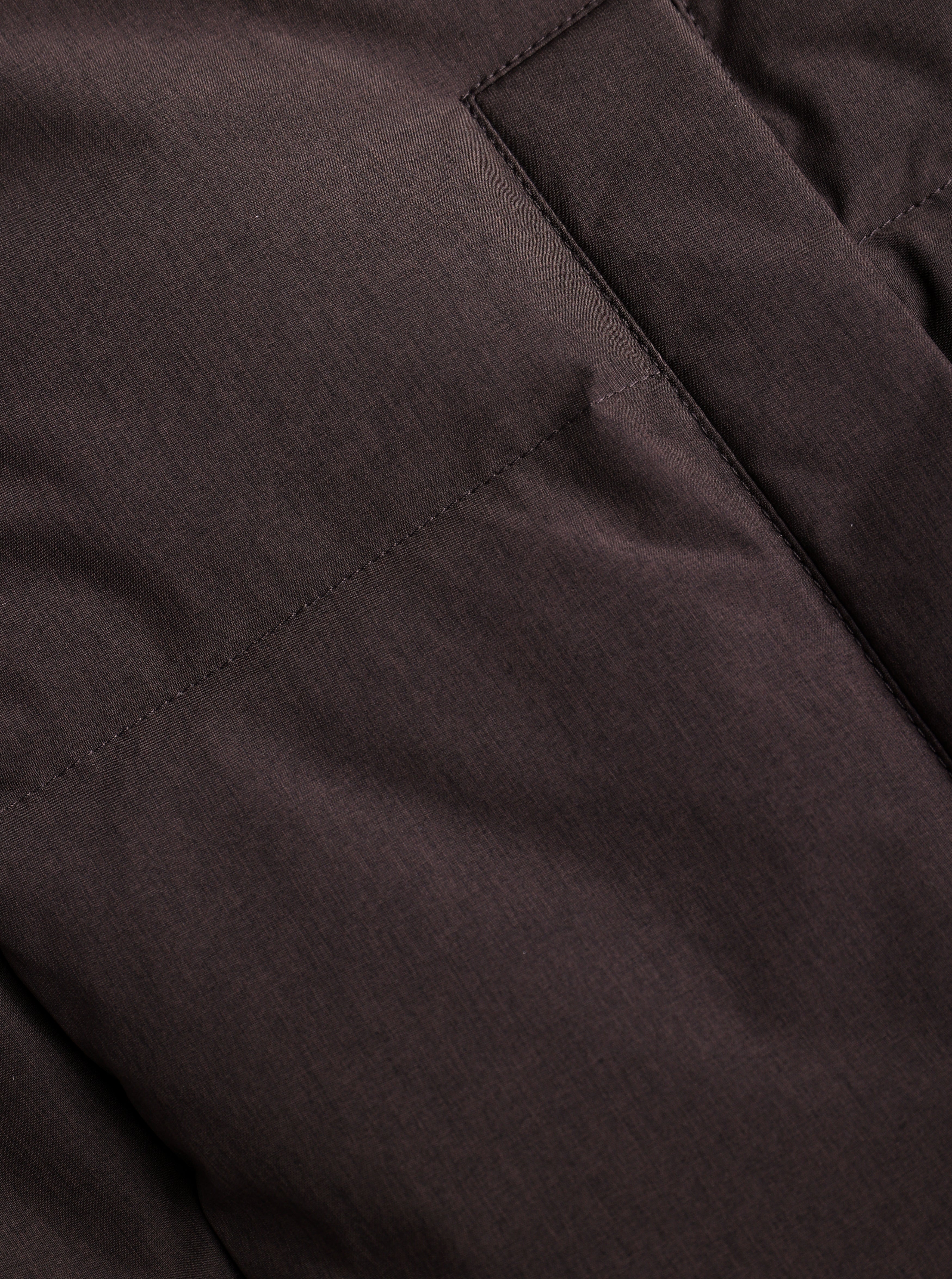 Nico Puffer Coat - Dark Brown Marl