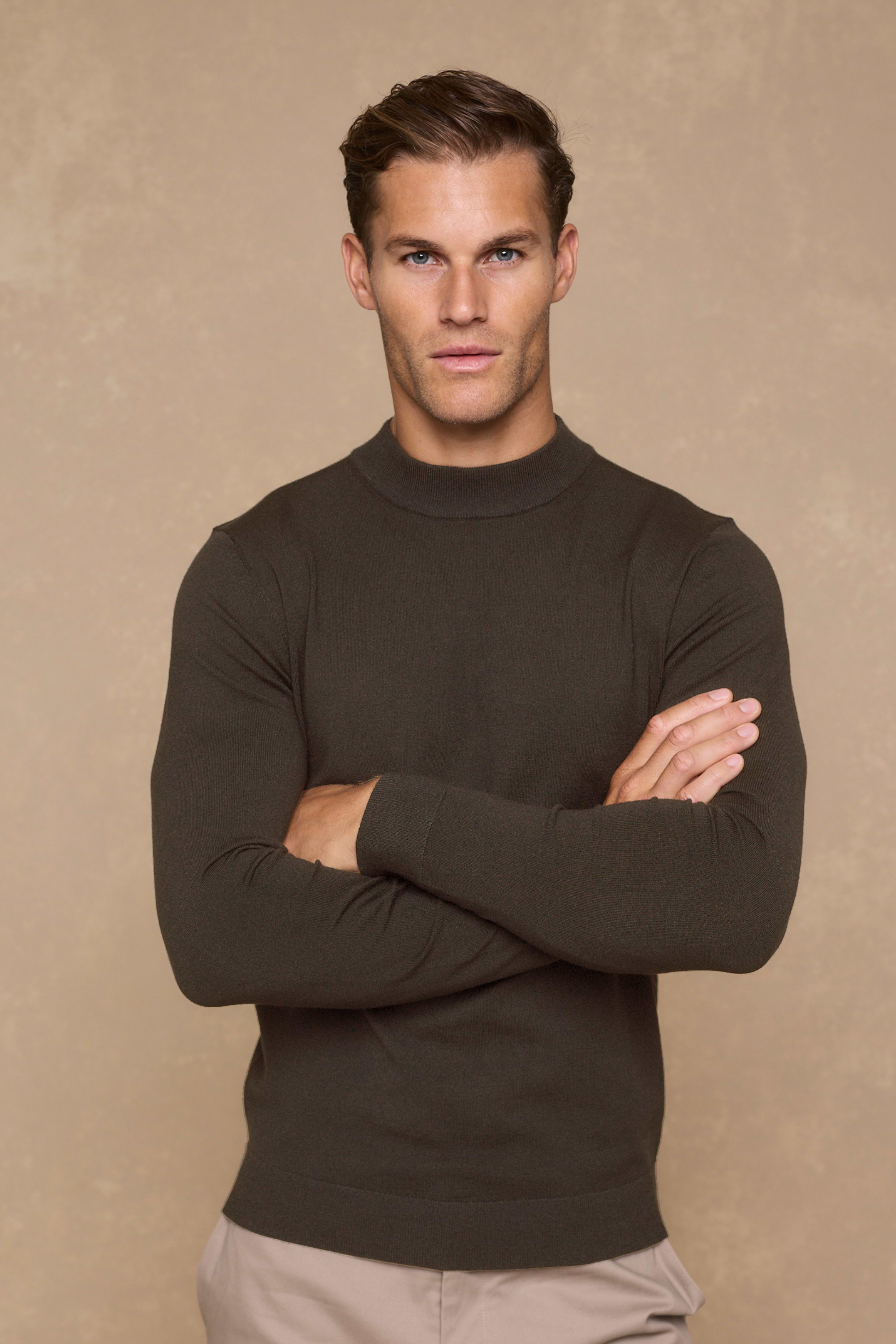 Noah Lightweight Crew Neck Sweater - Mocha