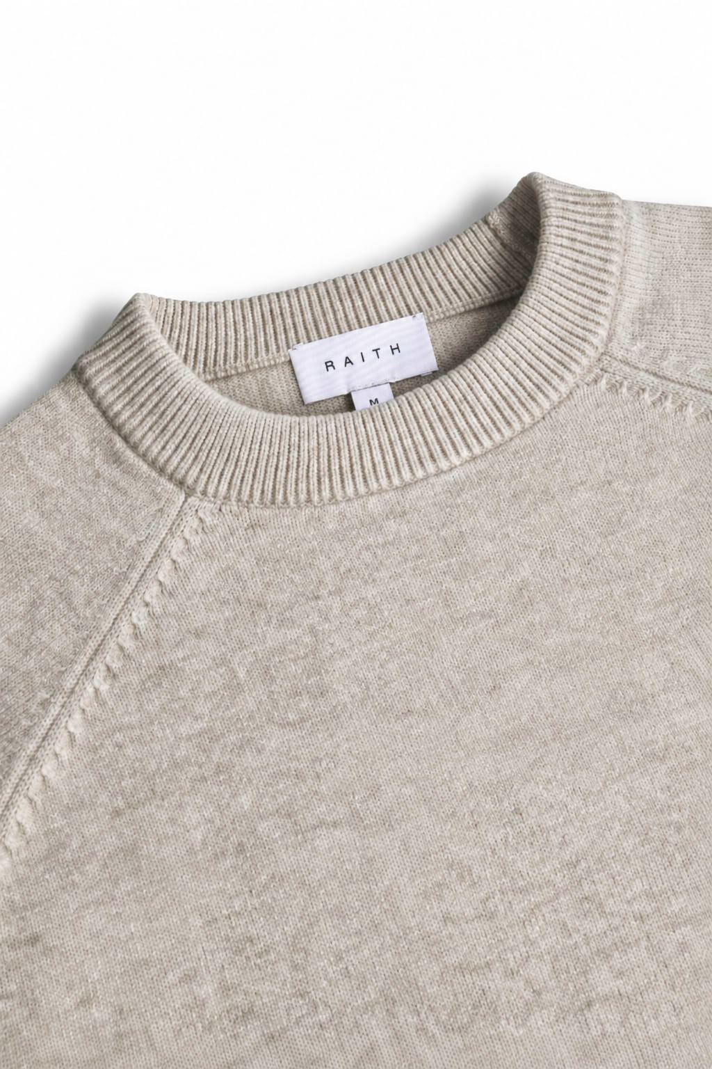 Lando Strickpullover mit Rundhalsausschnitt - Haferflocken