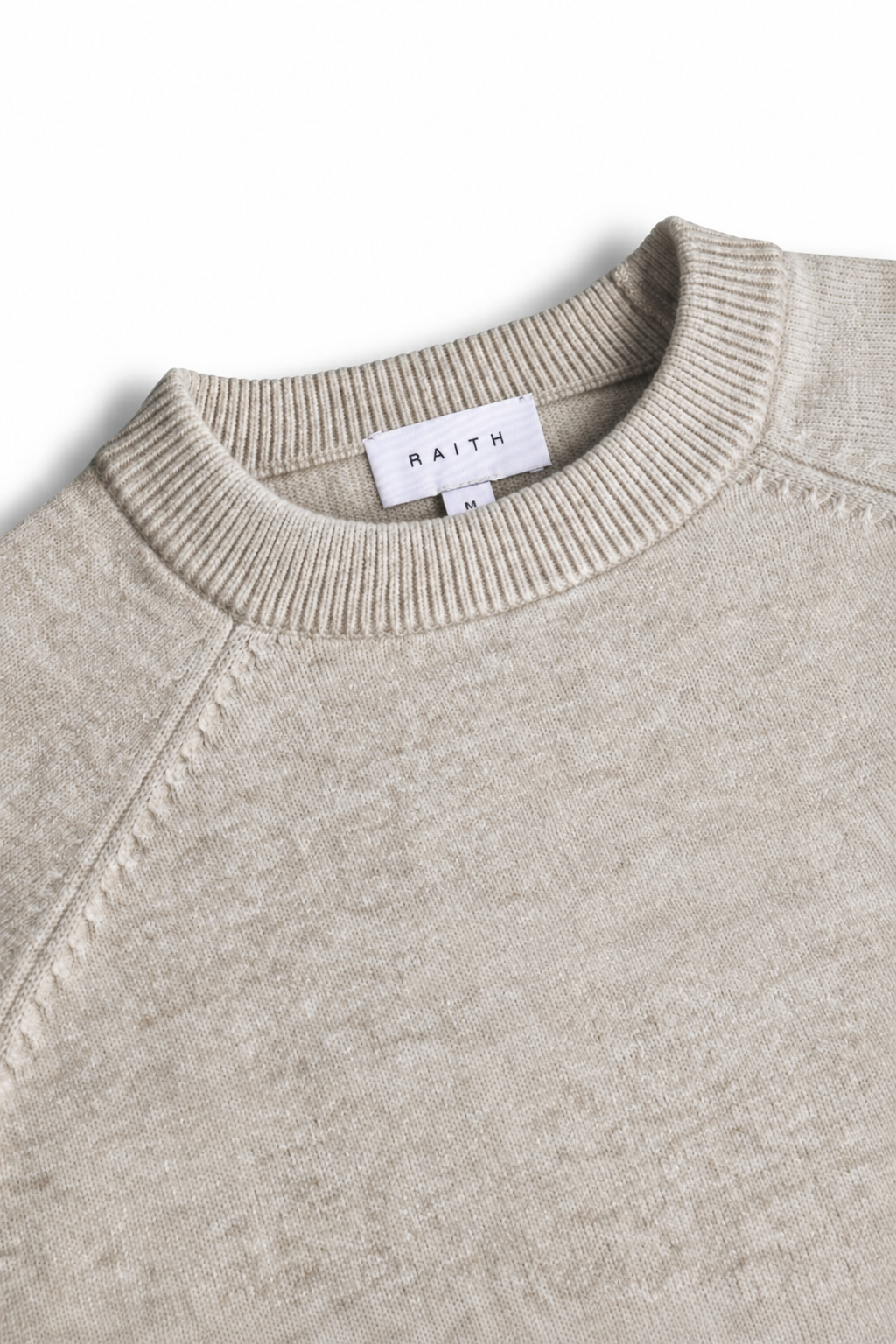 Lando Strickpullover mit Rundhalsausschnitt - Haferflocken 