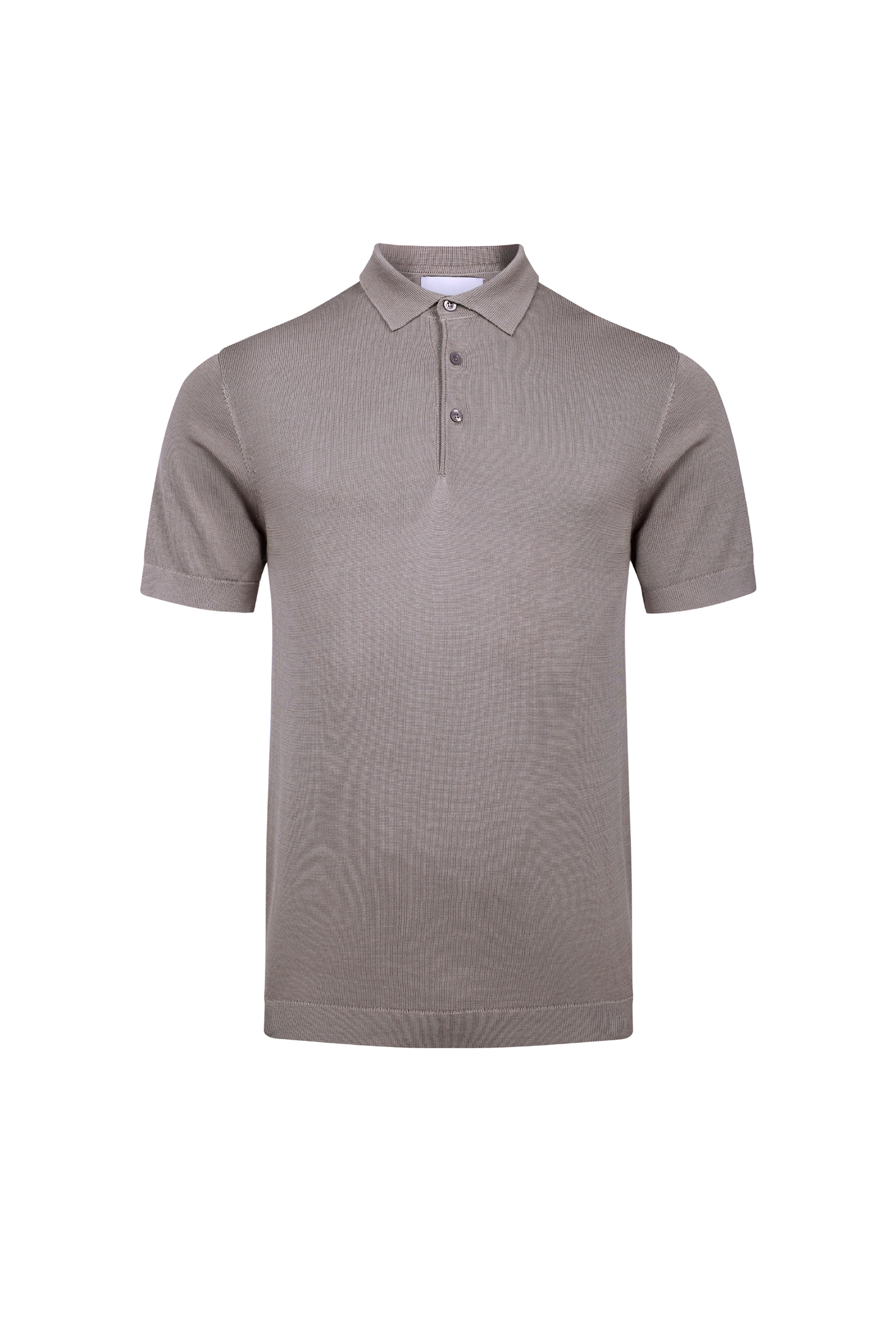 Pablo Half Placket Short Sleeve Knitted Polo - Sand