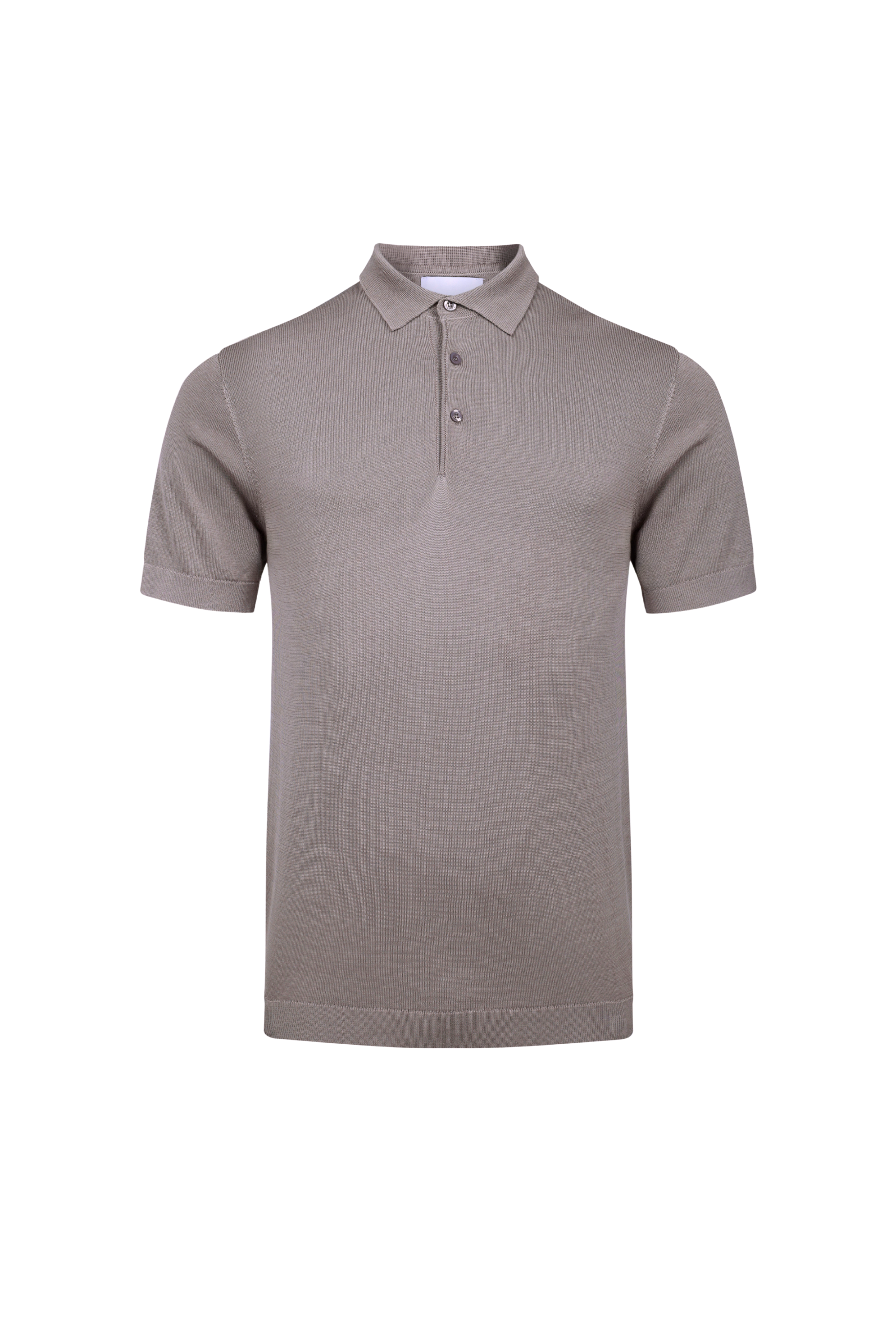 Pablo Half Placket Short Sleeve Knitted Polo - Sand