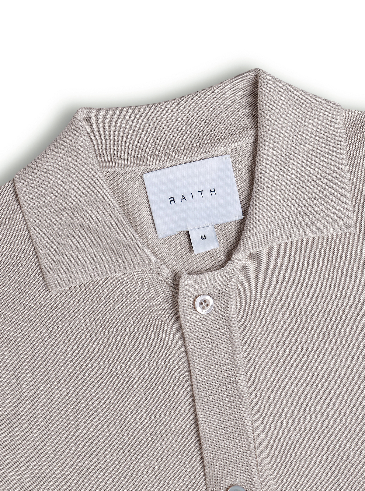 Pedro Button Through Short Sleeve Knitted Shirt - Cream