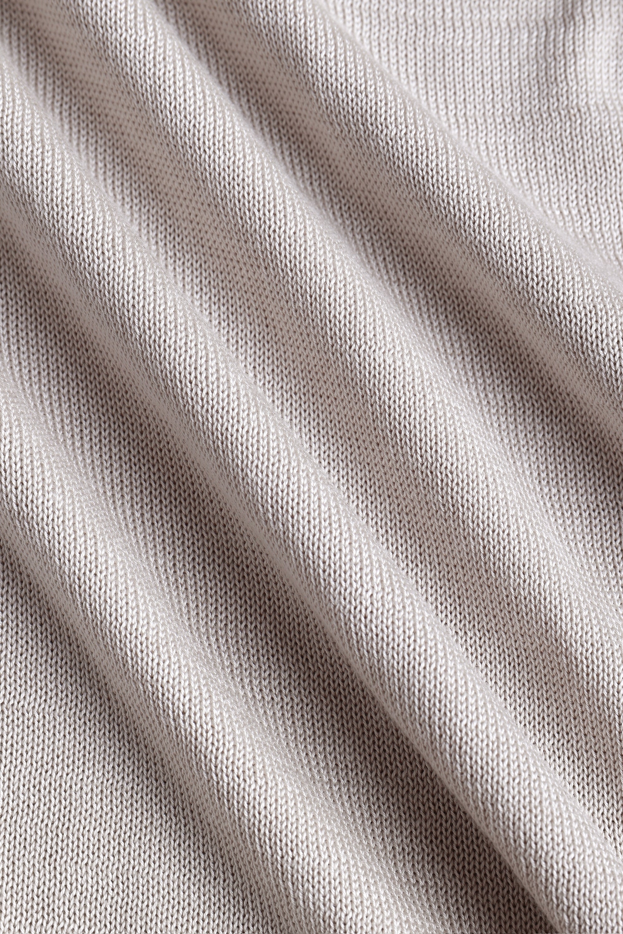 Pedro Button Through Short Sleeve Knitted Shirt - Cream