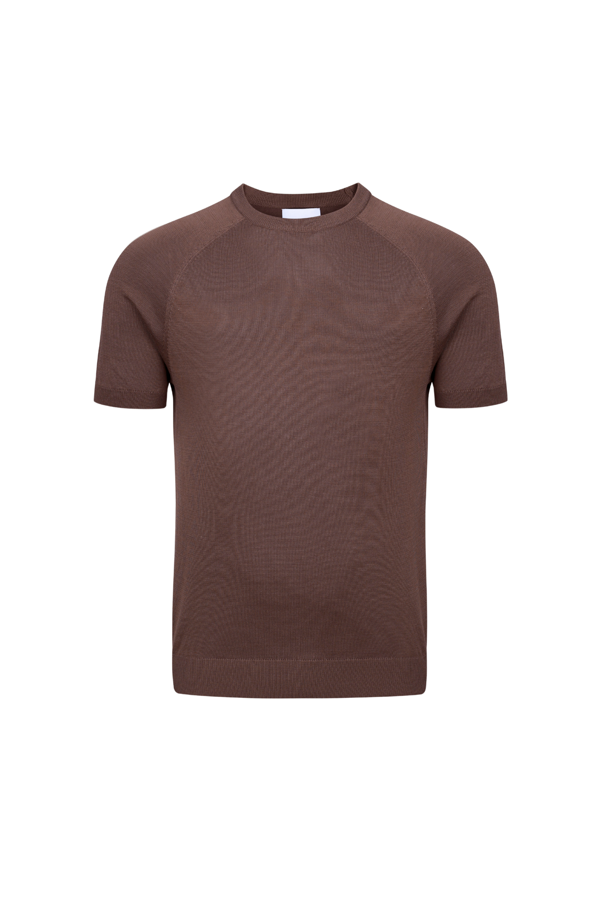 Riera Knit Crew Neck T-Shirt - Brown