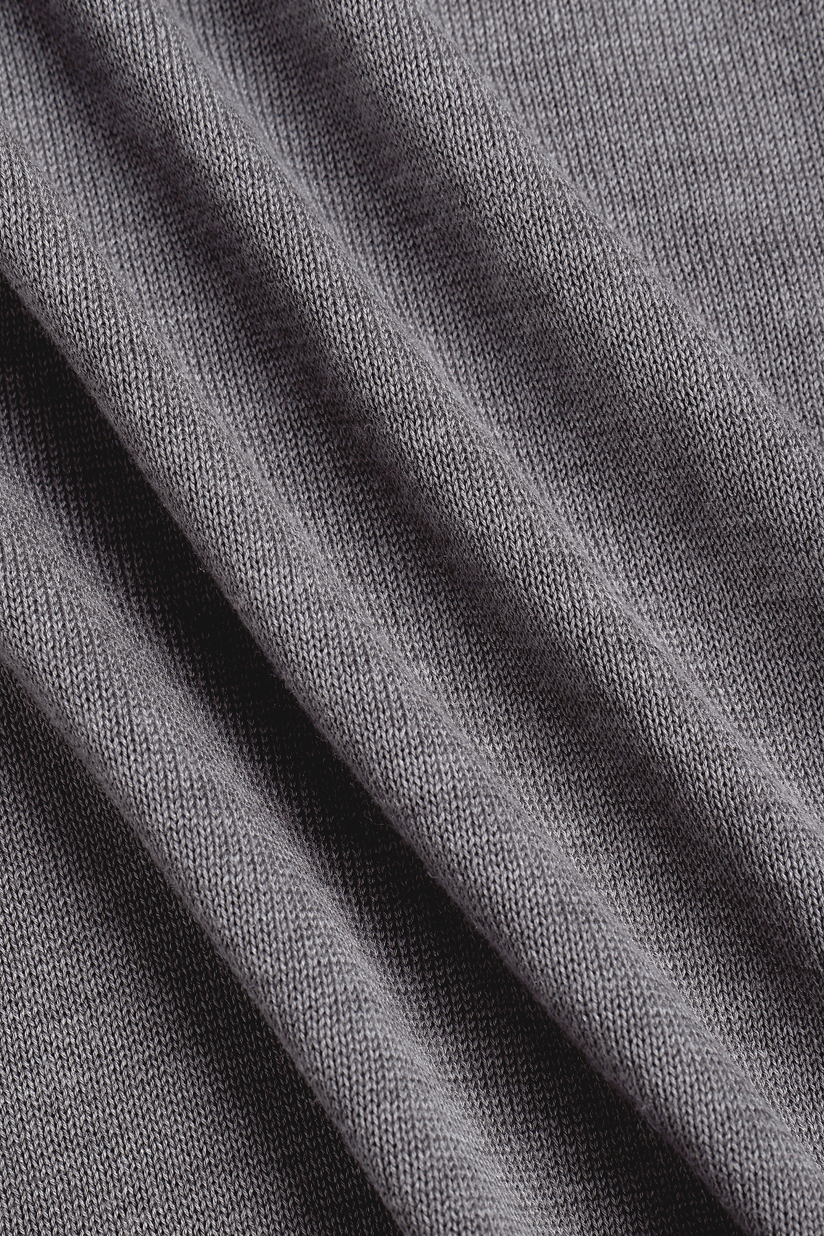 Riera Knit Crew Neck T-Shirt - Grey Marl