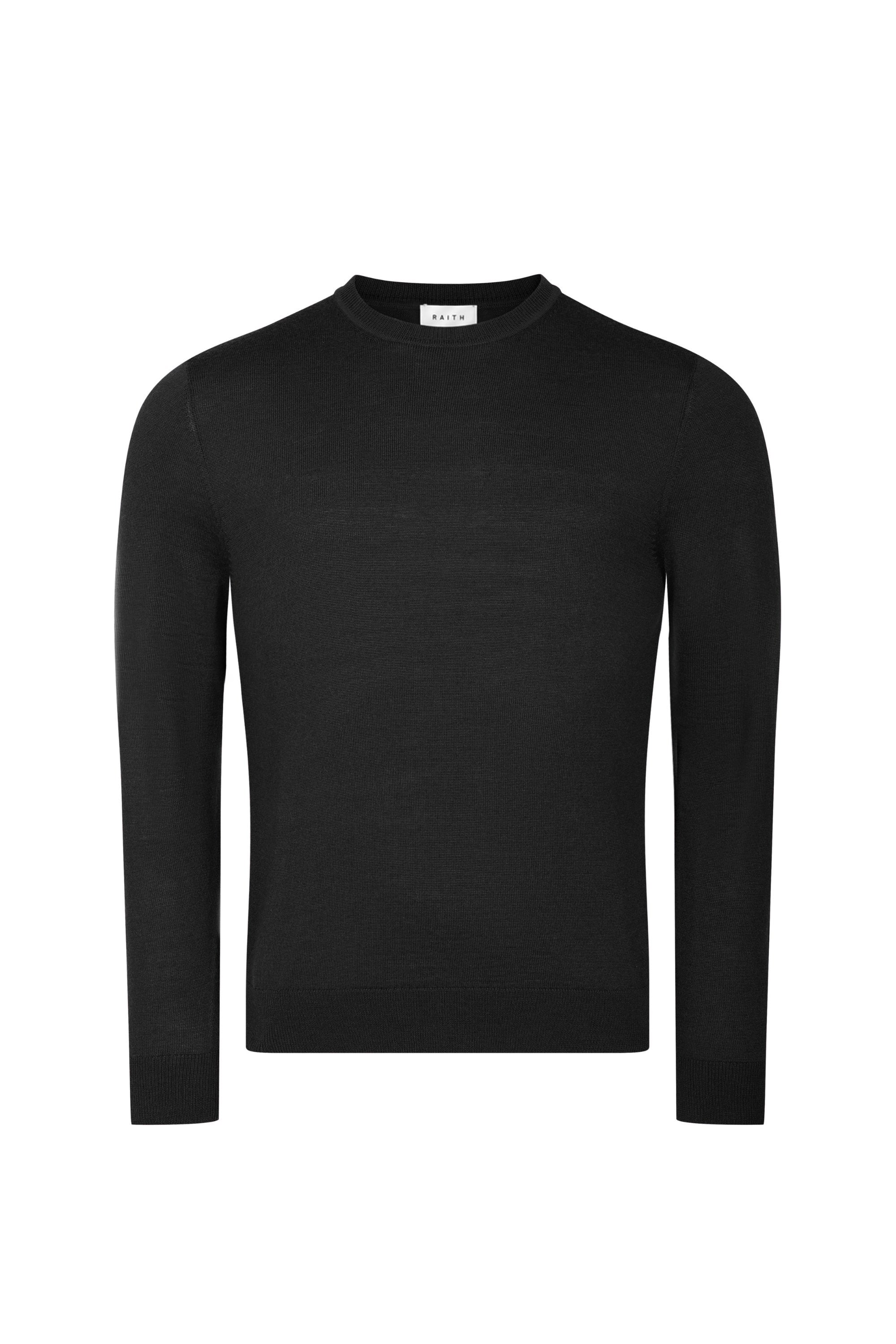 Rio Crew Neck Long Sleeve - Black