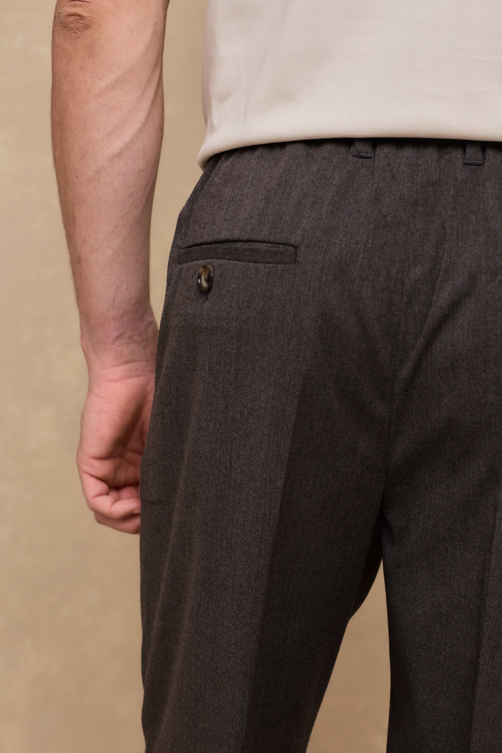 Romeo Tailored Trouser - Brown
